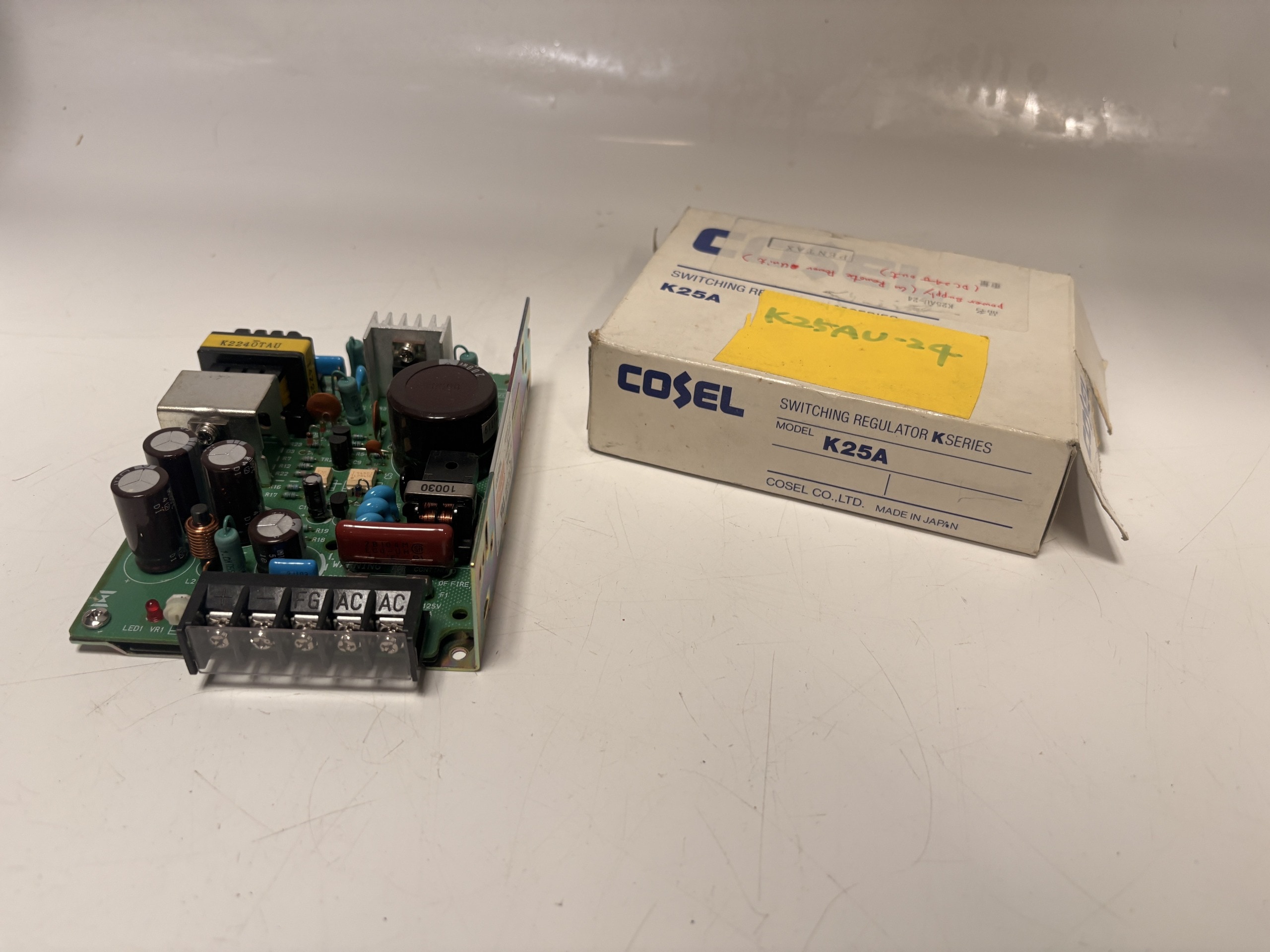 Cosel K25AU-24 K25A Switching Power Supply 24VDC 1.1A 26.4W