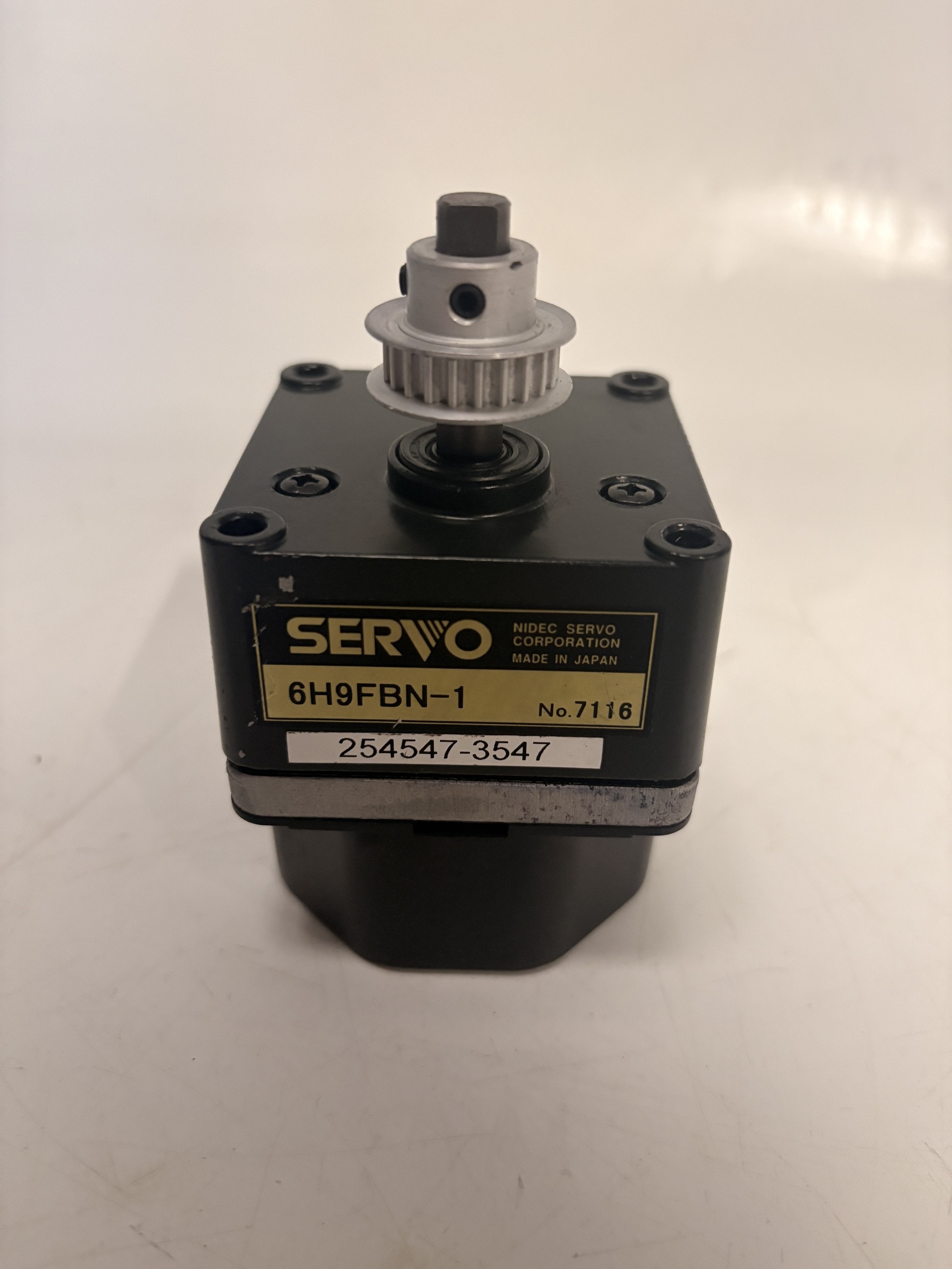Nidec Servo 6H9FBN-1 24VDC 10W Brushless DC Gearmotor Japan Servo