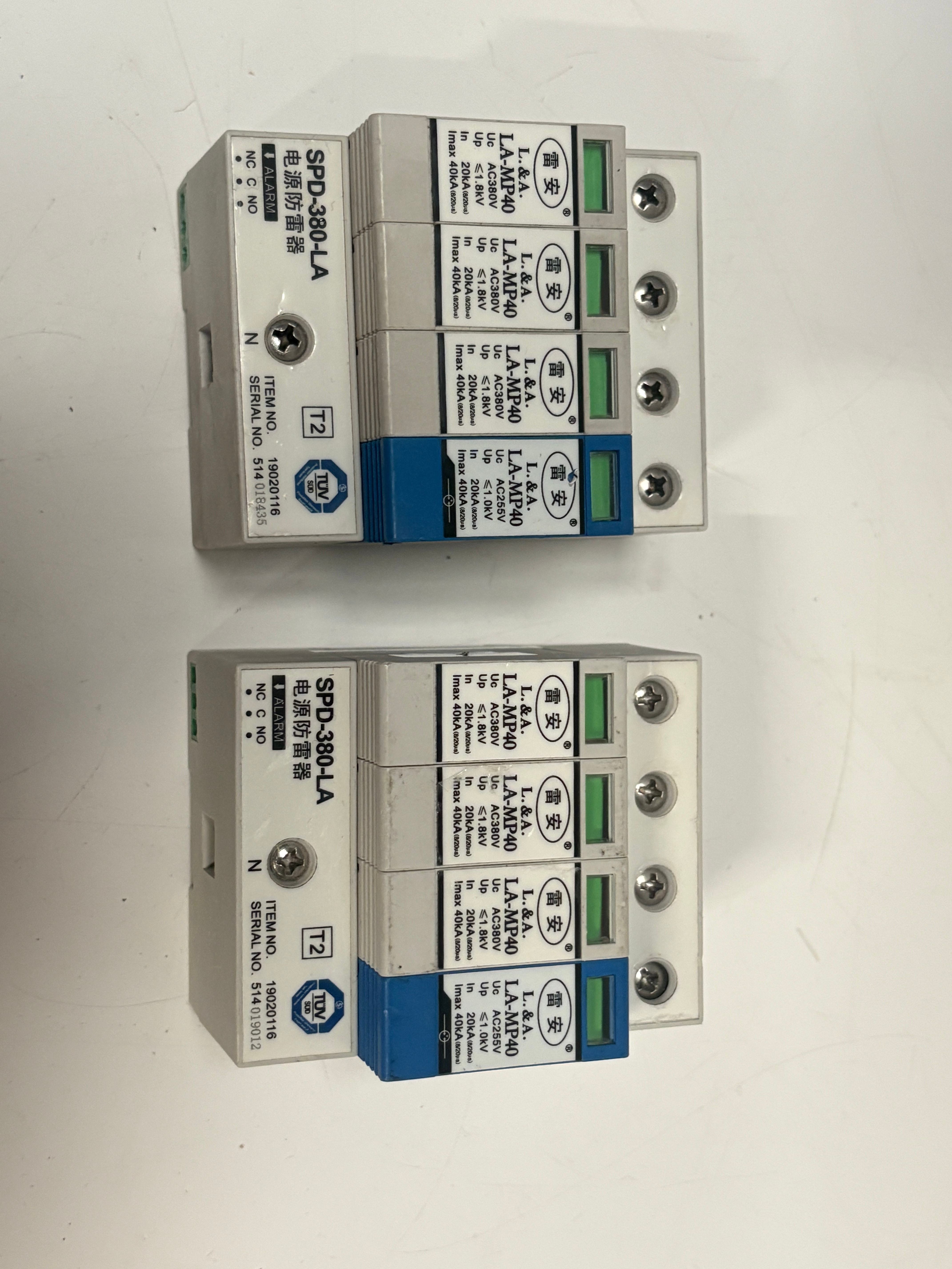 L.&A. SPD-380-LA Type 2 3P+N Surge Protector 40kA