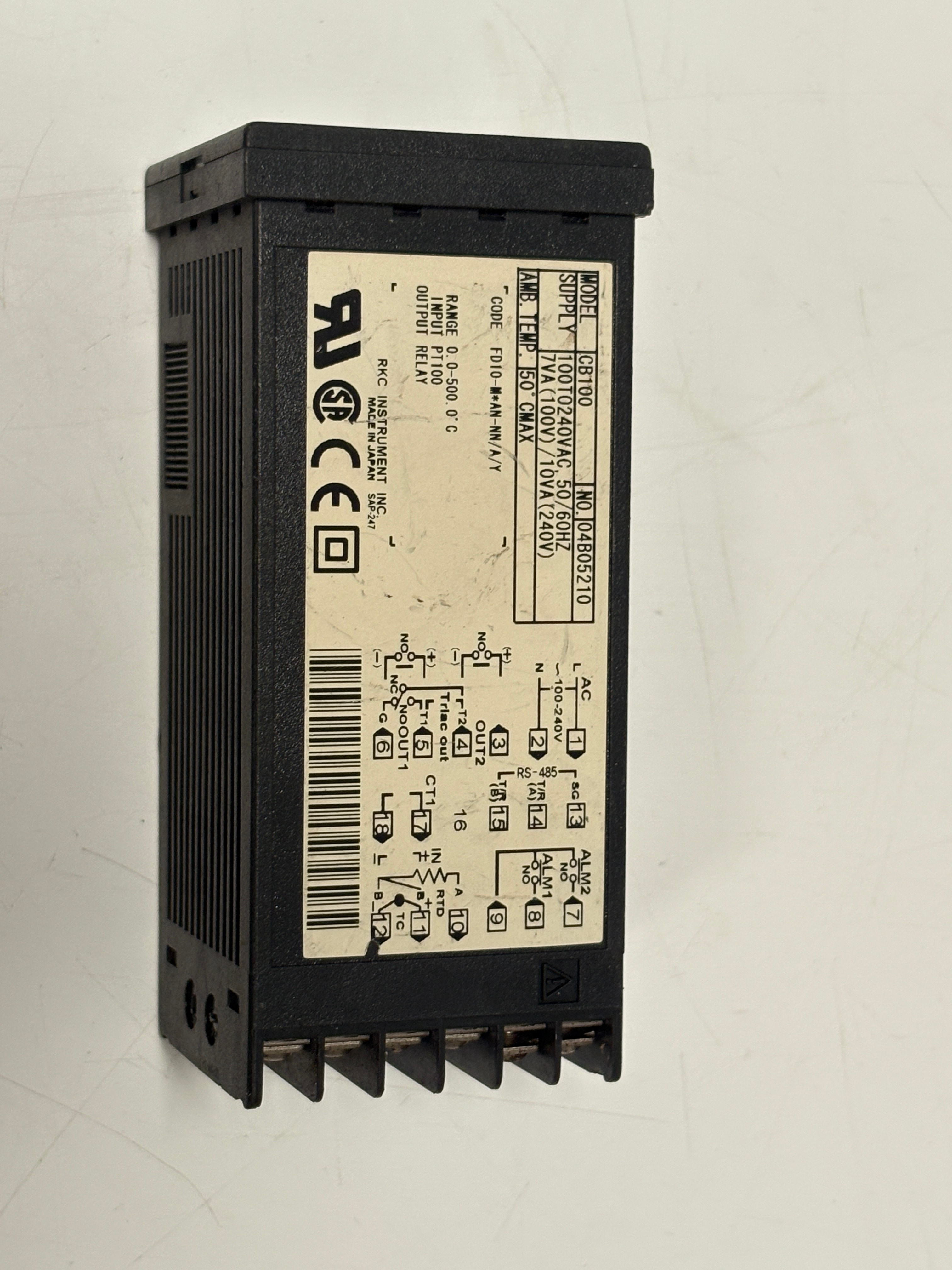 RKC CB100 FD10-4*AN-NN/A/Y PID Temperature Controller 0-500C