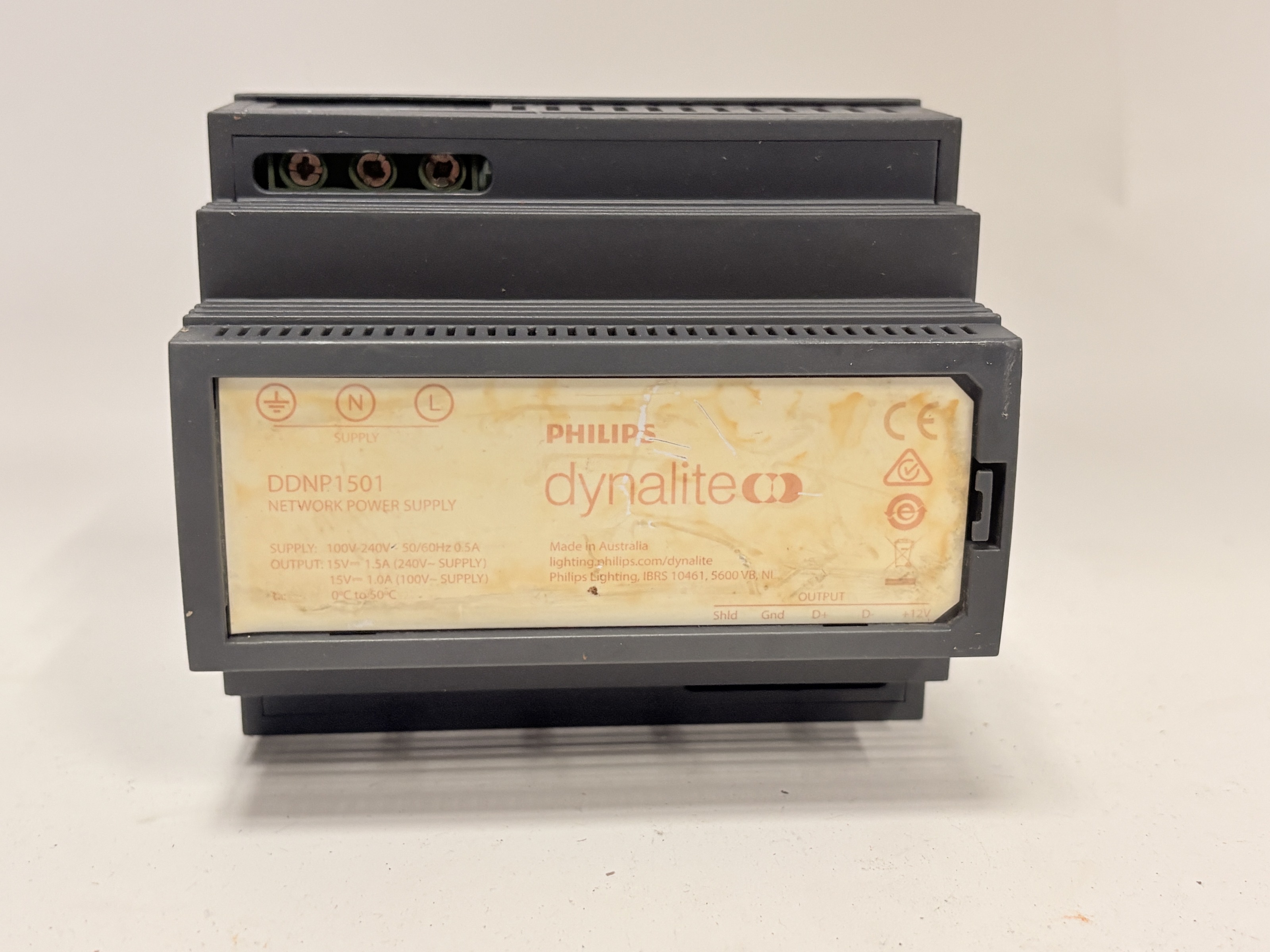 Philips Dynalite DDNP1501 15V 1.5A Network Power Supply
