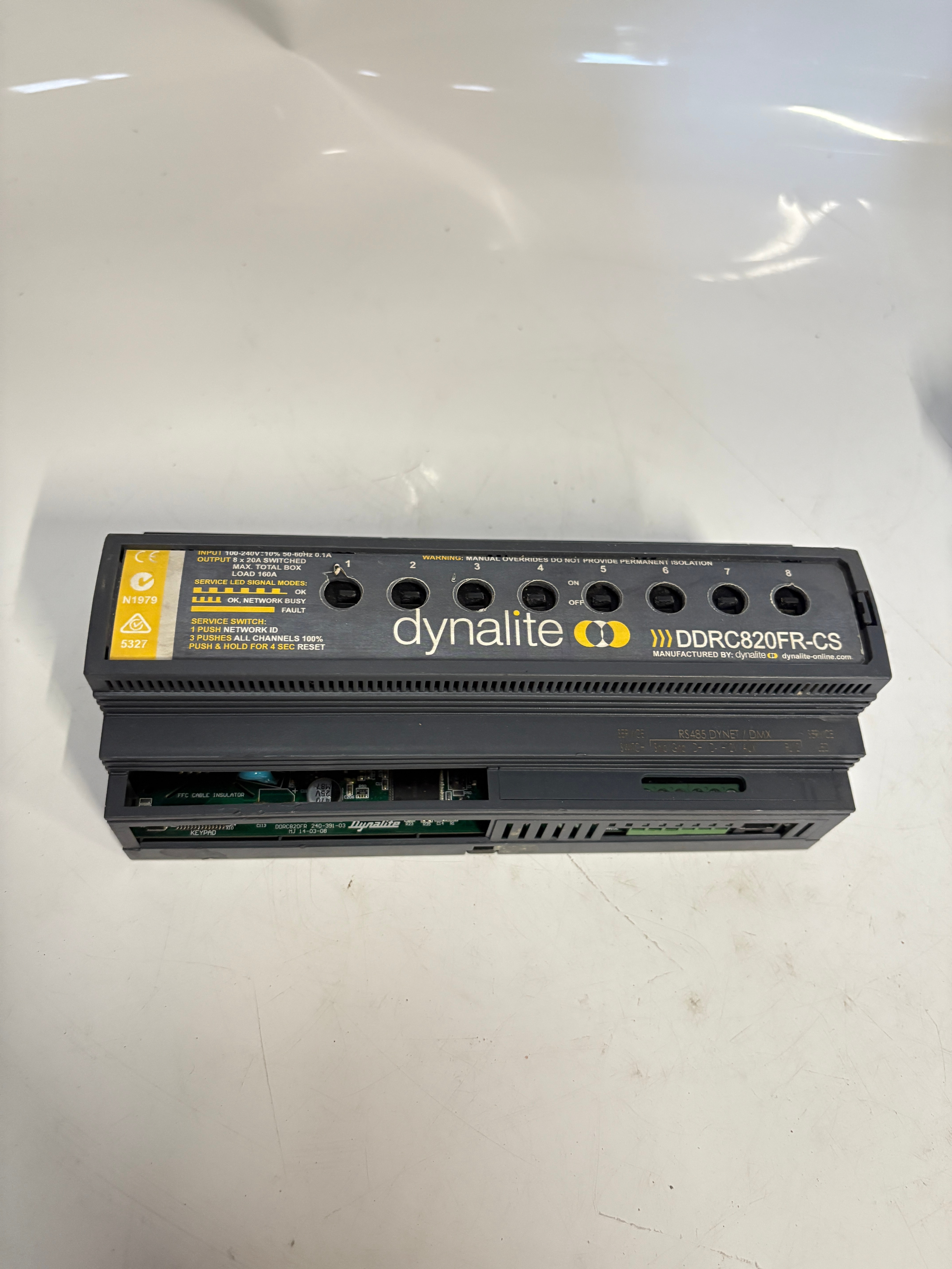 Philips Dynalite DDRC820FR-CS 8 Channel Relay Controller