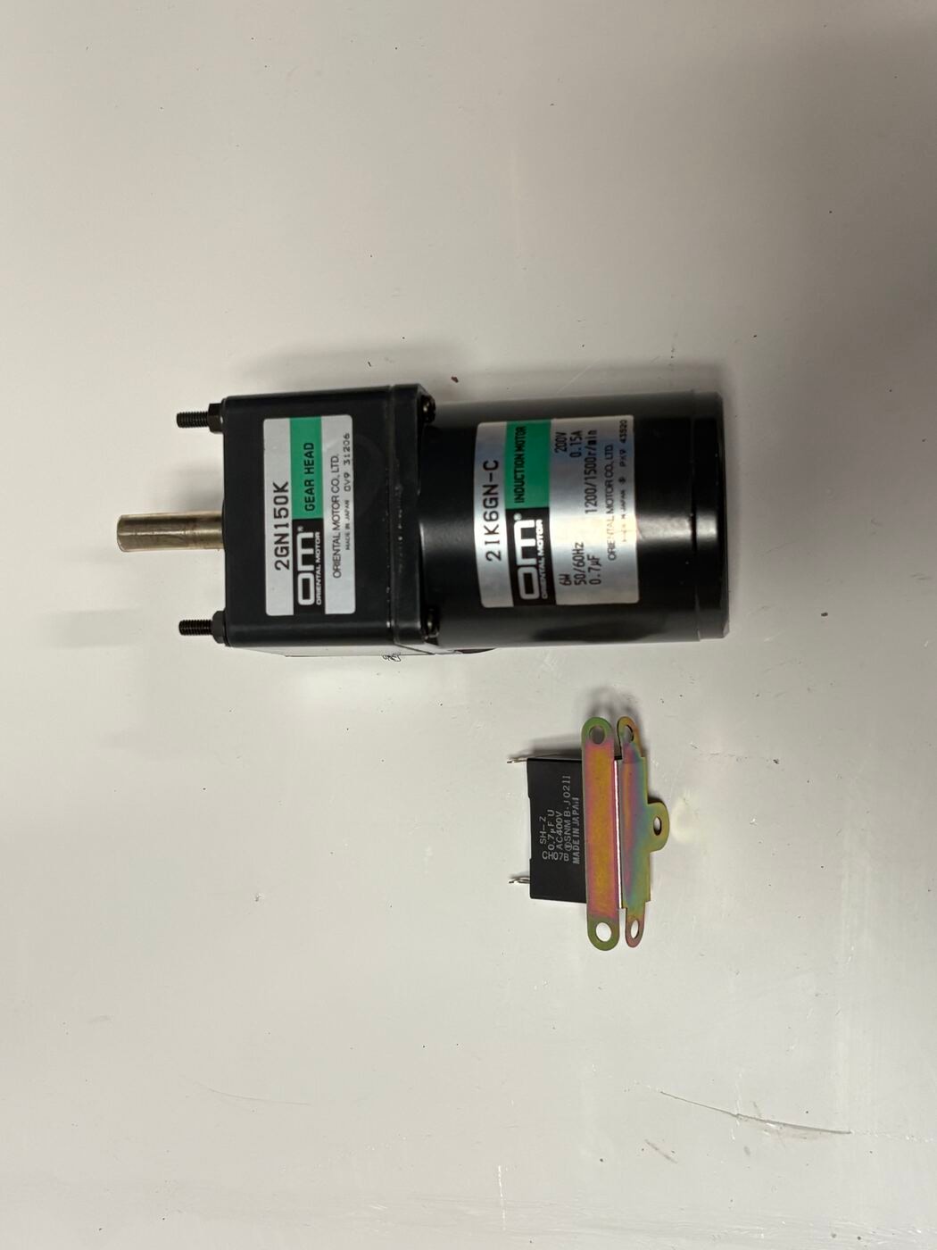 Oriental Motor 2IK6GN-C Motor with 2GN150K Gear Head