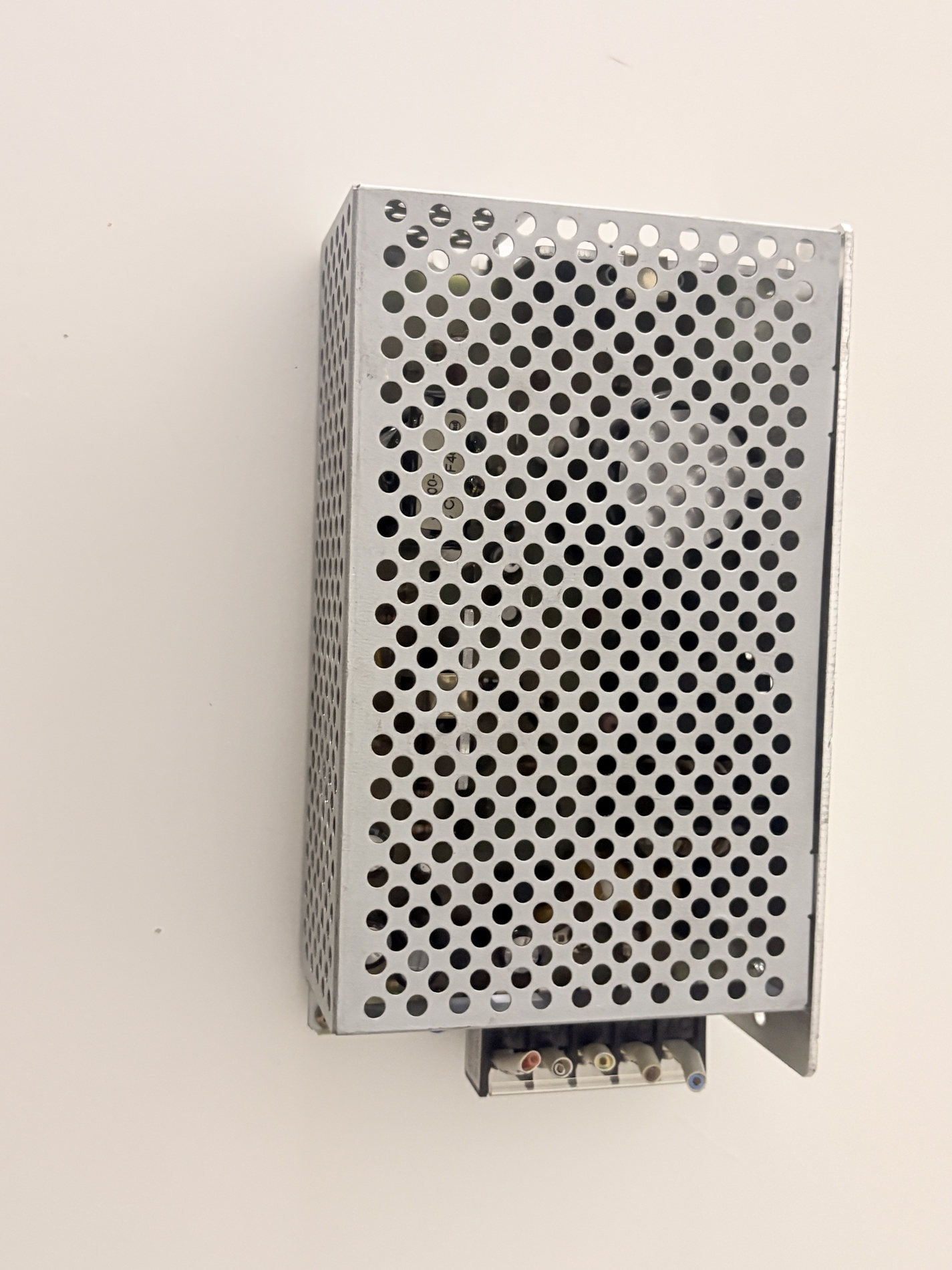 Industrial Enclosed Power Supply Metal Ventilated Case Screw Terminals