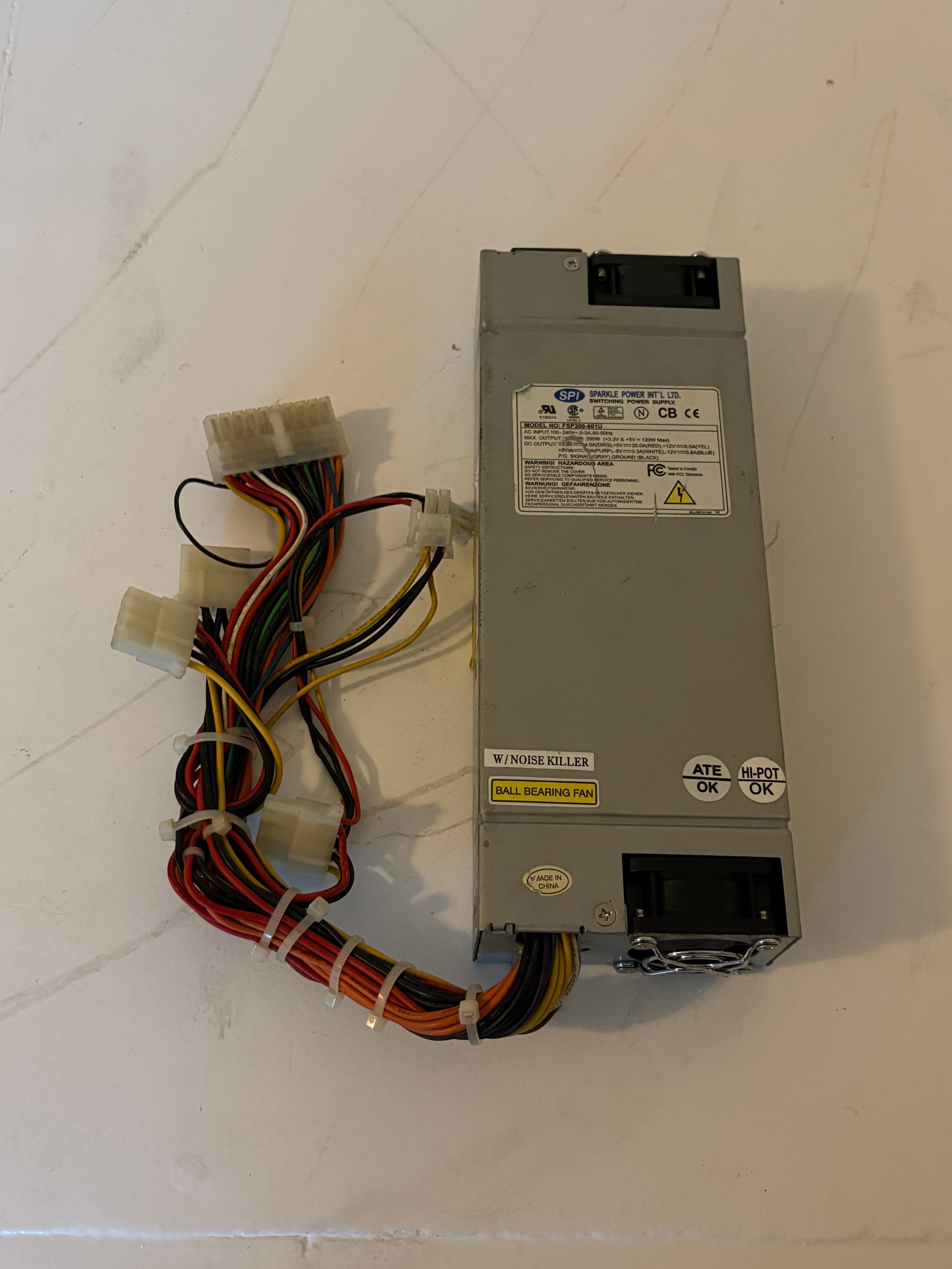 Sparkle Power FSP200-60LIU 200W IPC Power Supply