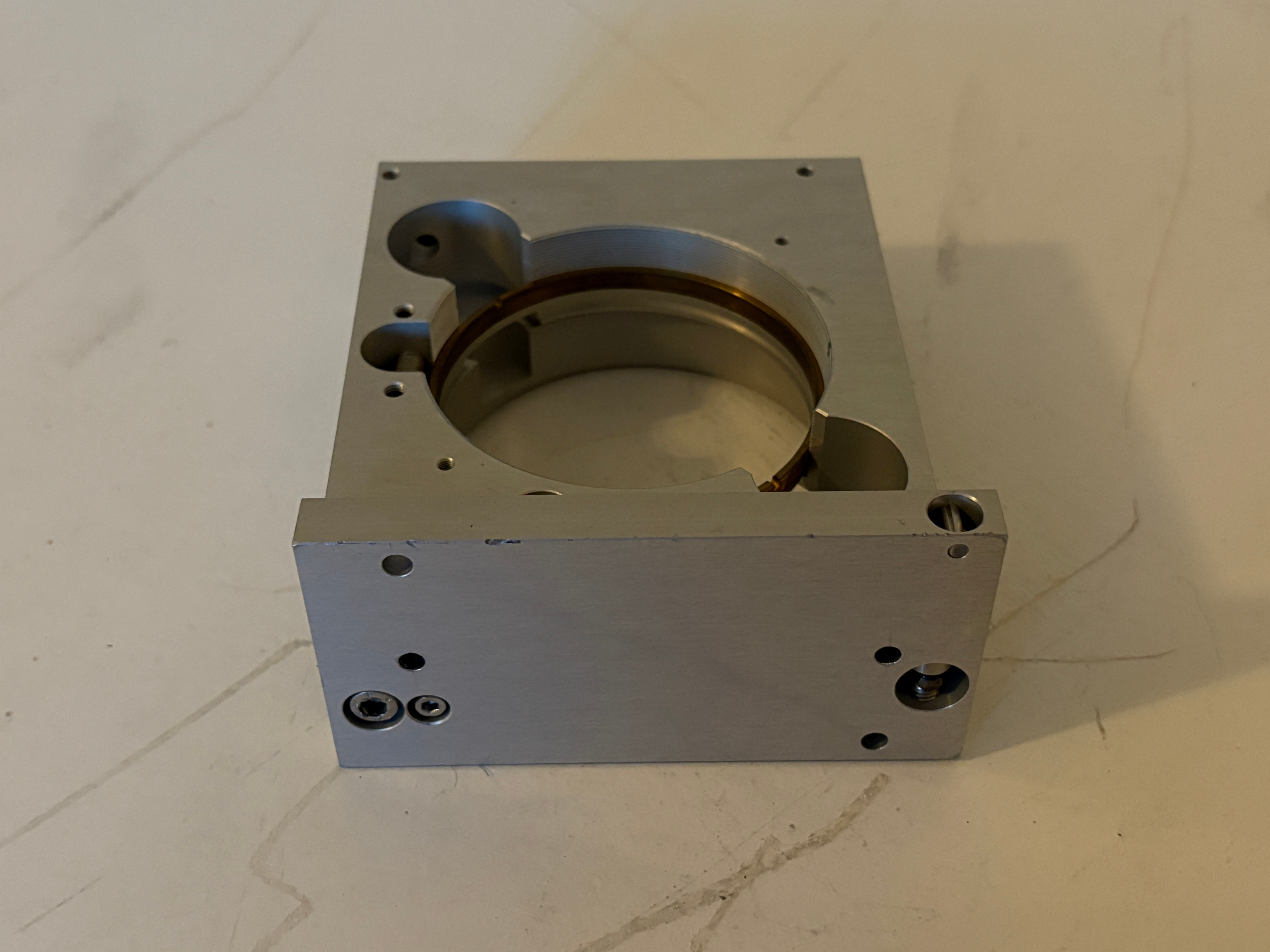 Precision Aluminium Machined Mounting Block Bearing Housing