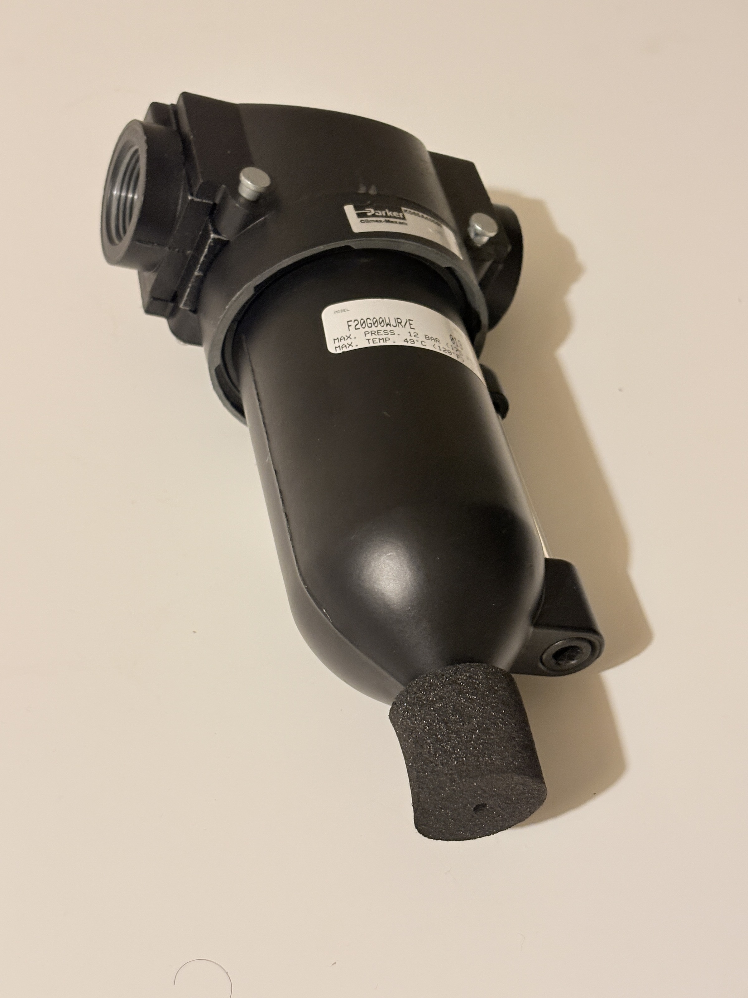 Parker F20G00WJR/E Pneumatic Air Line Filter 12 Bar