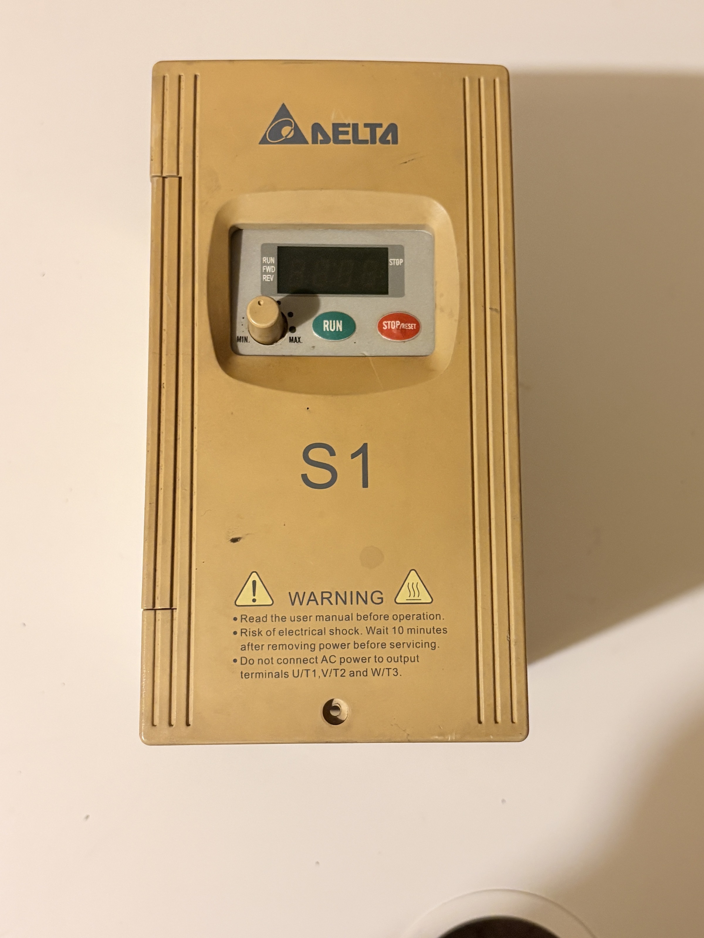 Delta VFD015S21A S1 1.5kW 230V AC Variable Frequency Drive