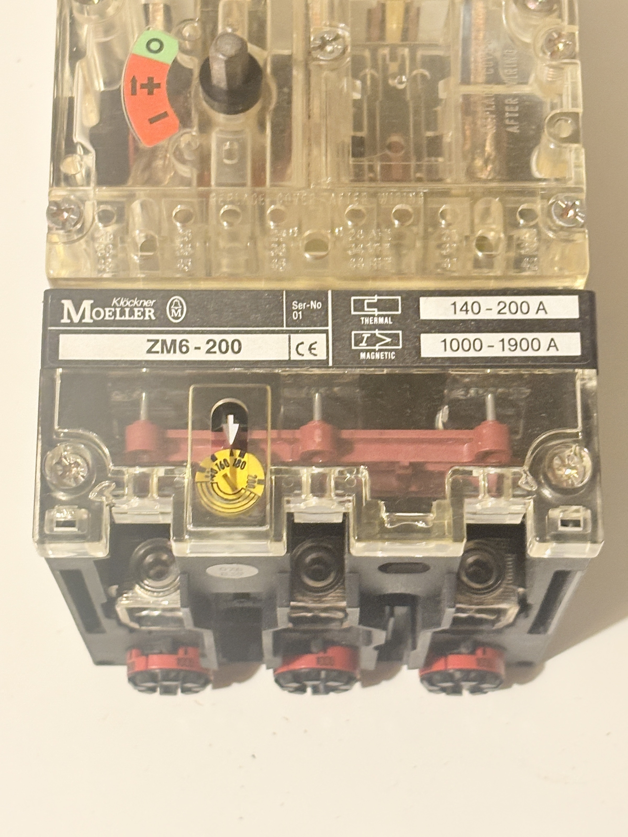Moeller ZM6-200 140-200A 3-Pole Circuit Breaker 7