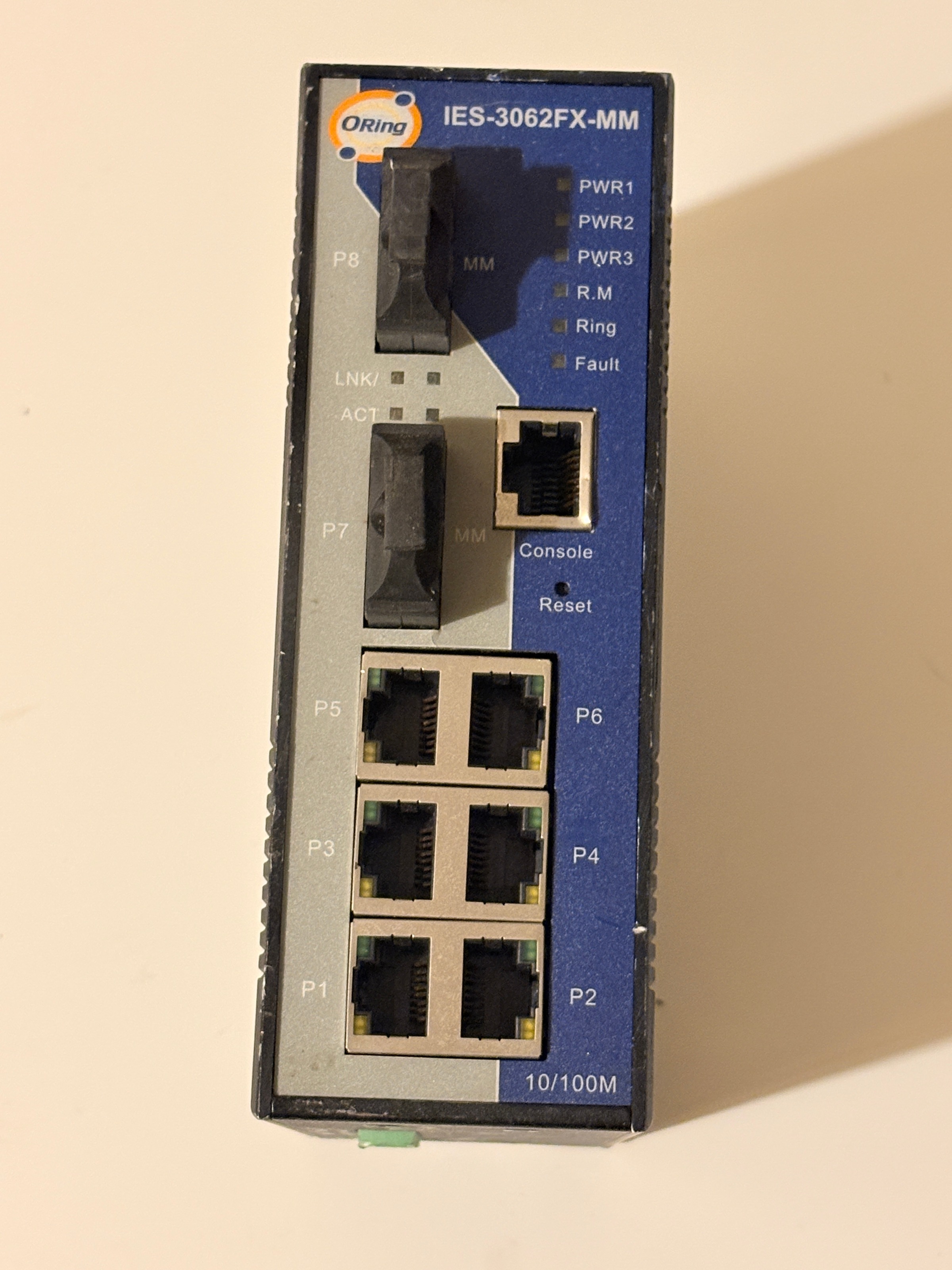 ORing IES-3062FX-MM 8-Port Managed Fibre Ethernet Switch