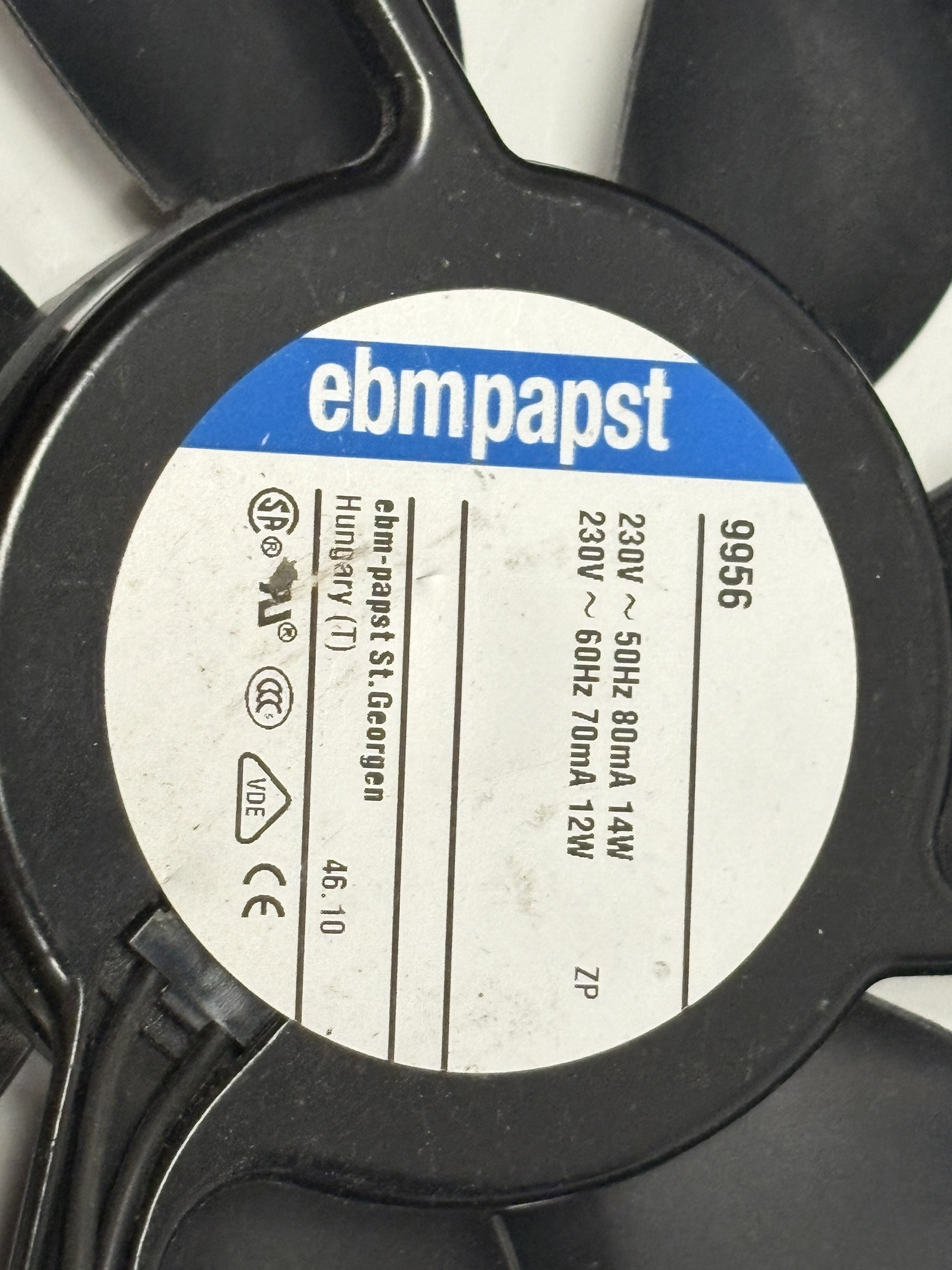 ebm-papst 9956 AC Axial Cooling Fan