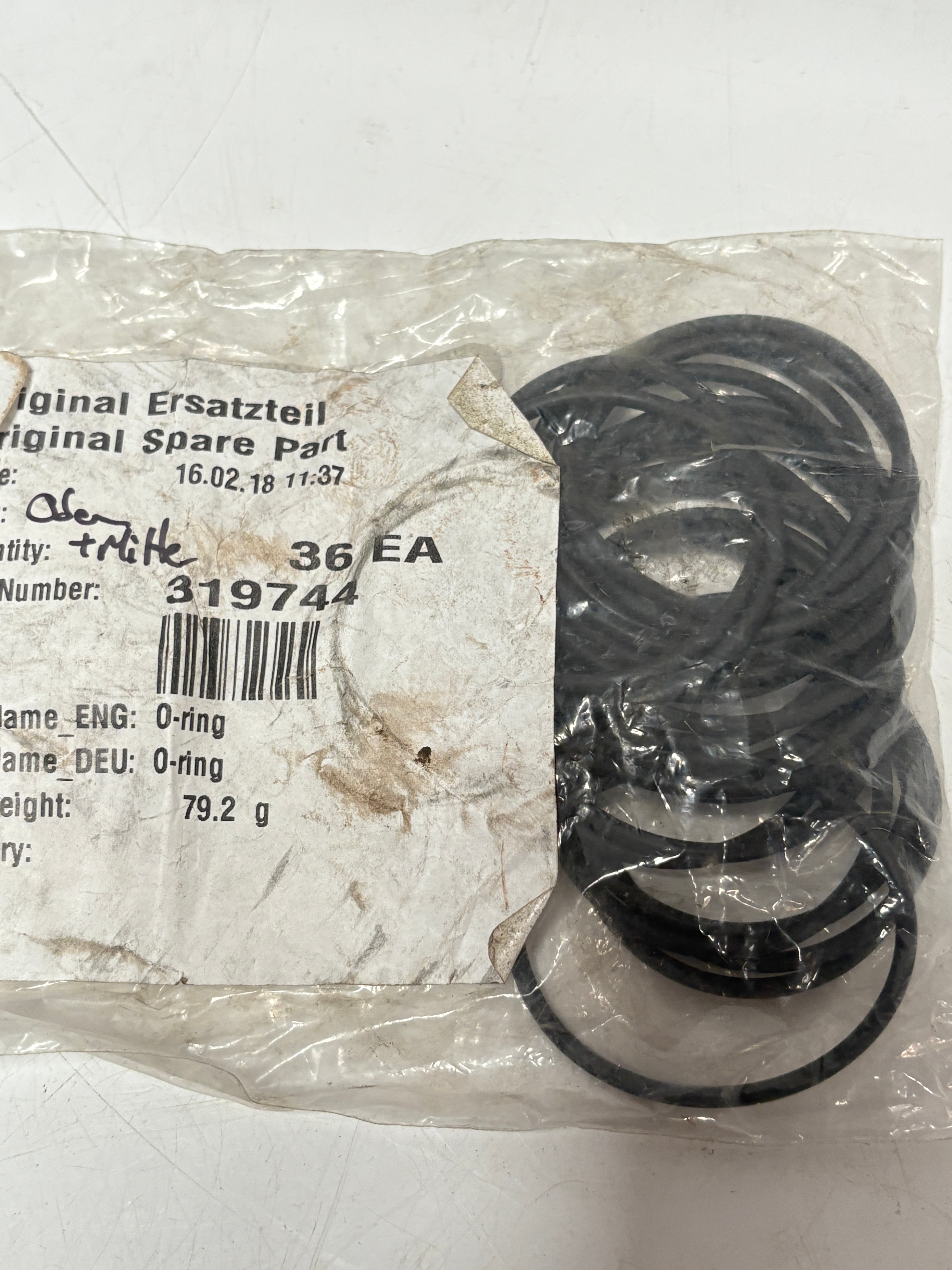 Jenbacher 319744 O-Ring Seal Lot Qty 36