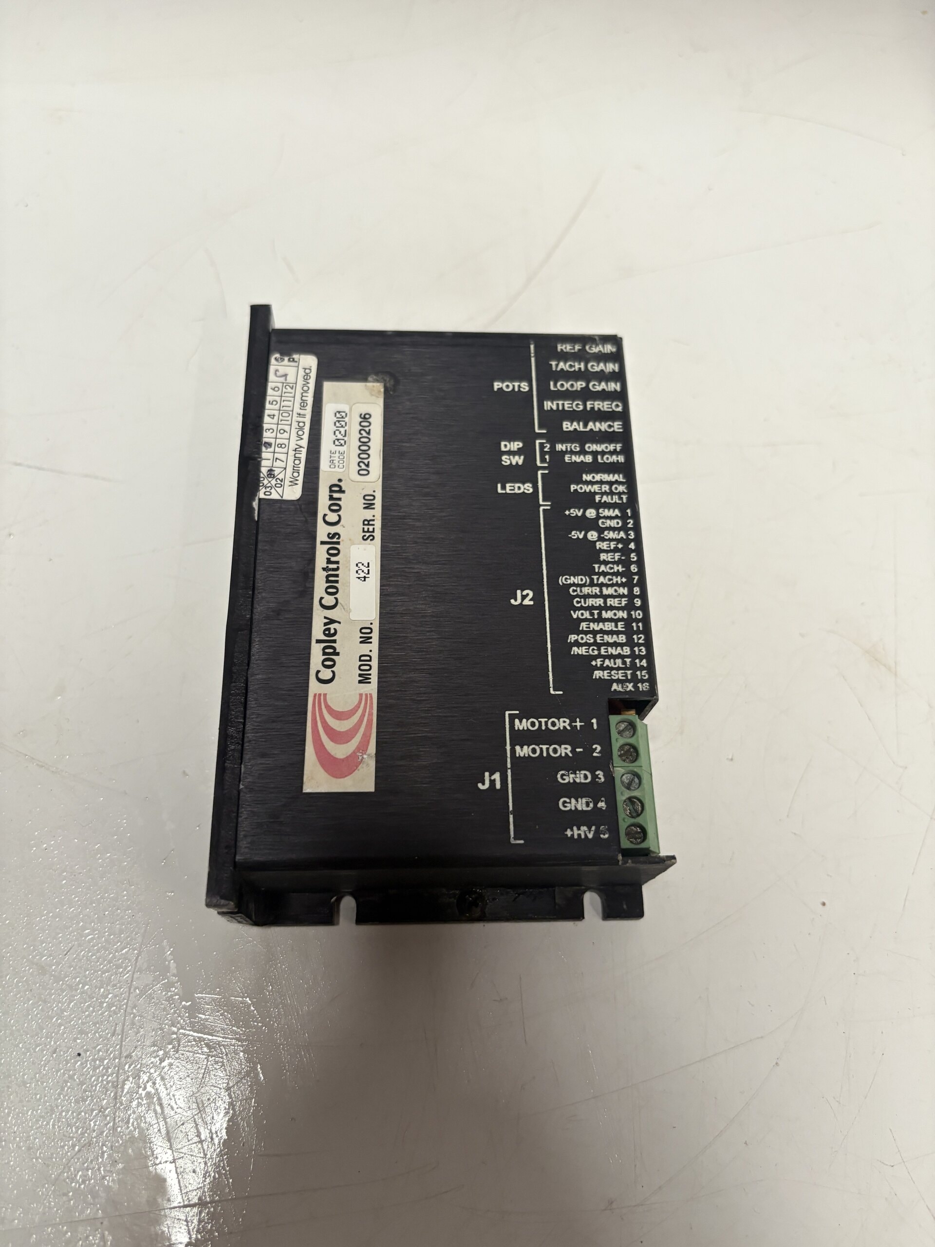 Copley Controls 422 Servo Drive Amplifier