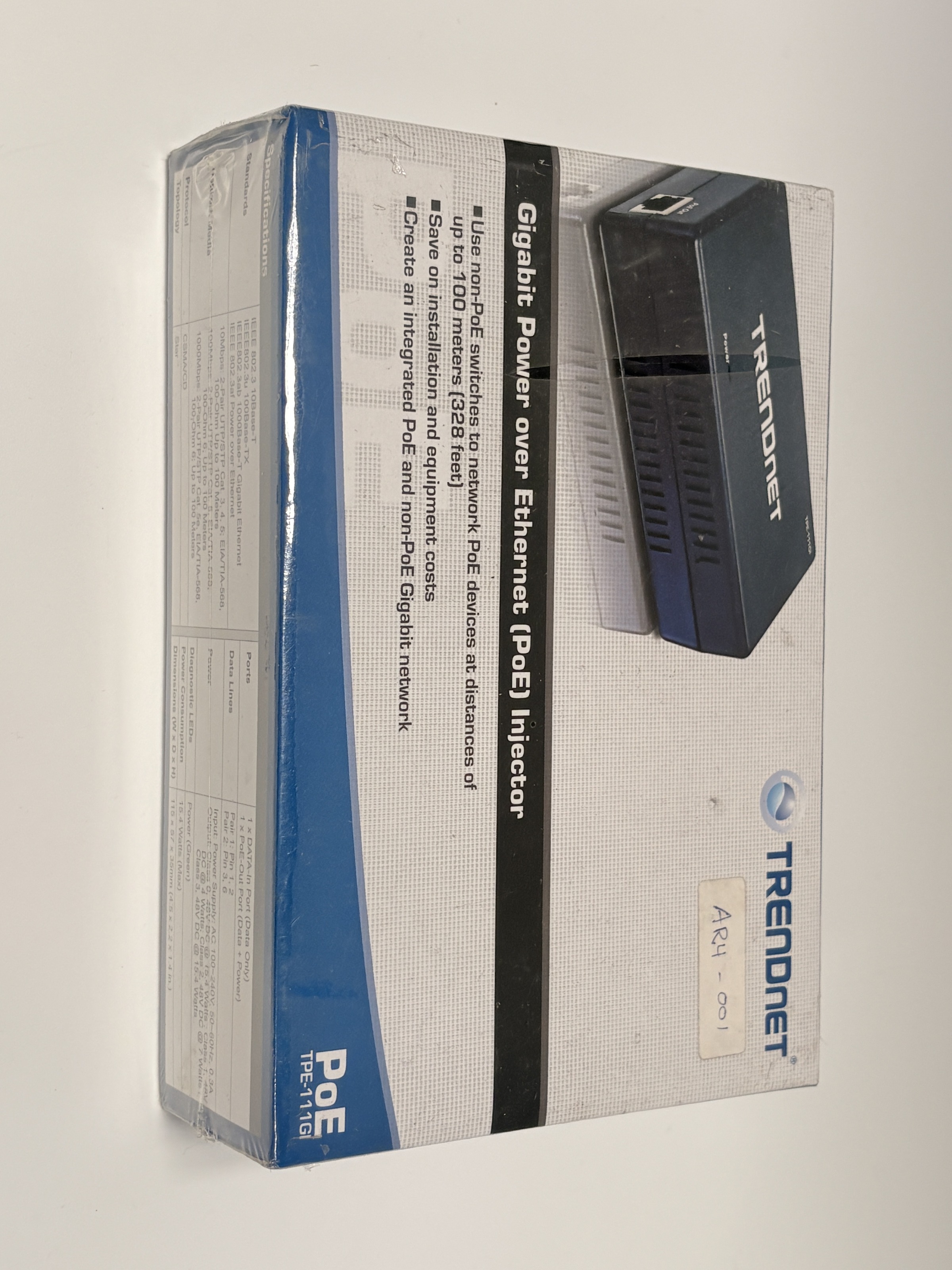 TRENDnet TPE-111GI Gigabit PoE Injector IEEE 802.3af