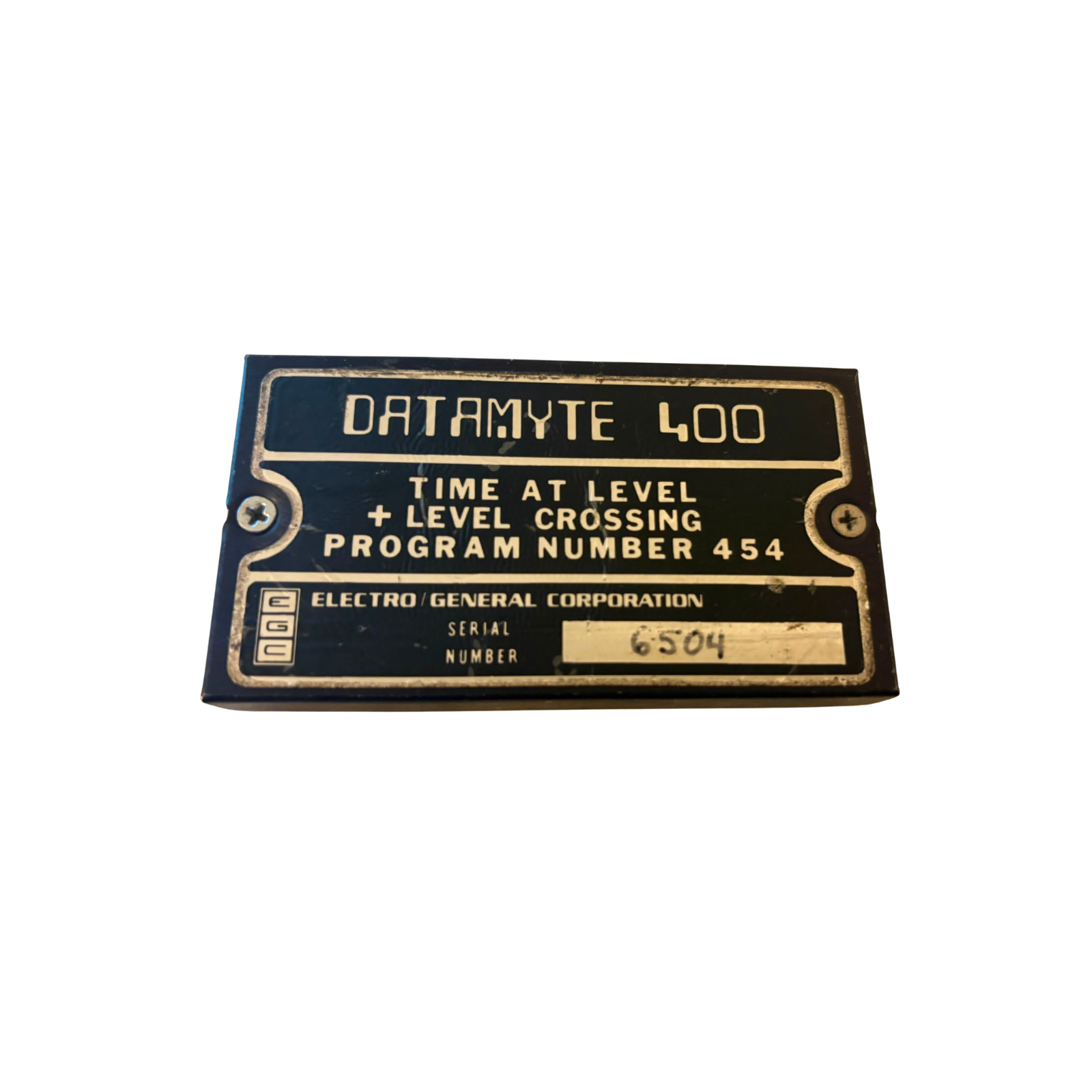Electro/General 454-08 DATAMYTE 400 Data Module