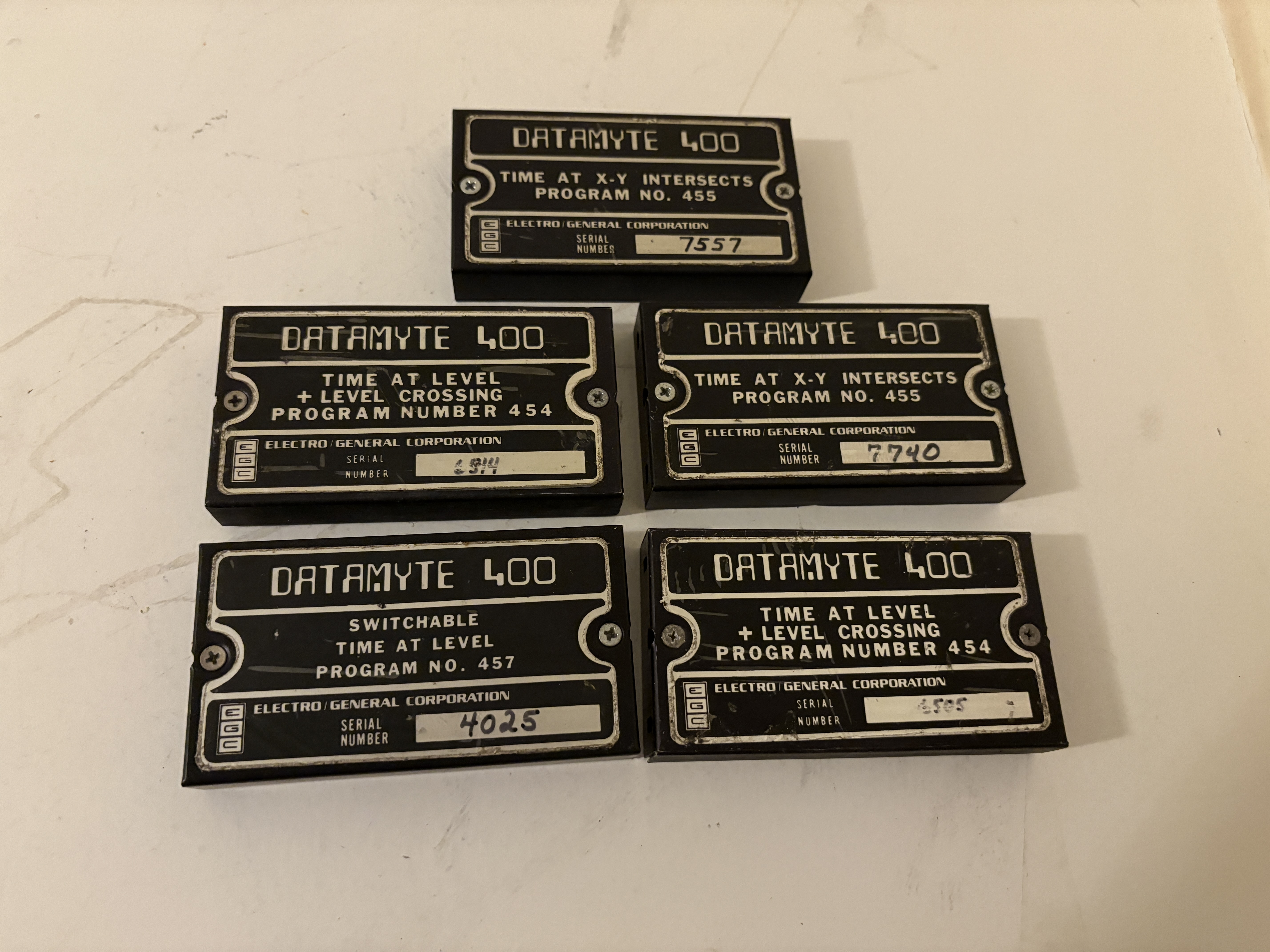 Electronic General Corporation DATAMYTE L00 Switchable Time At Level Module