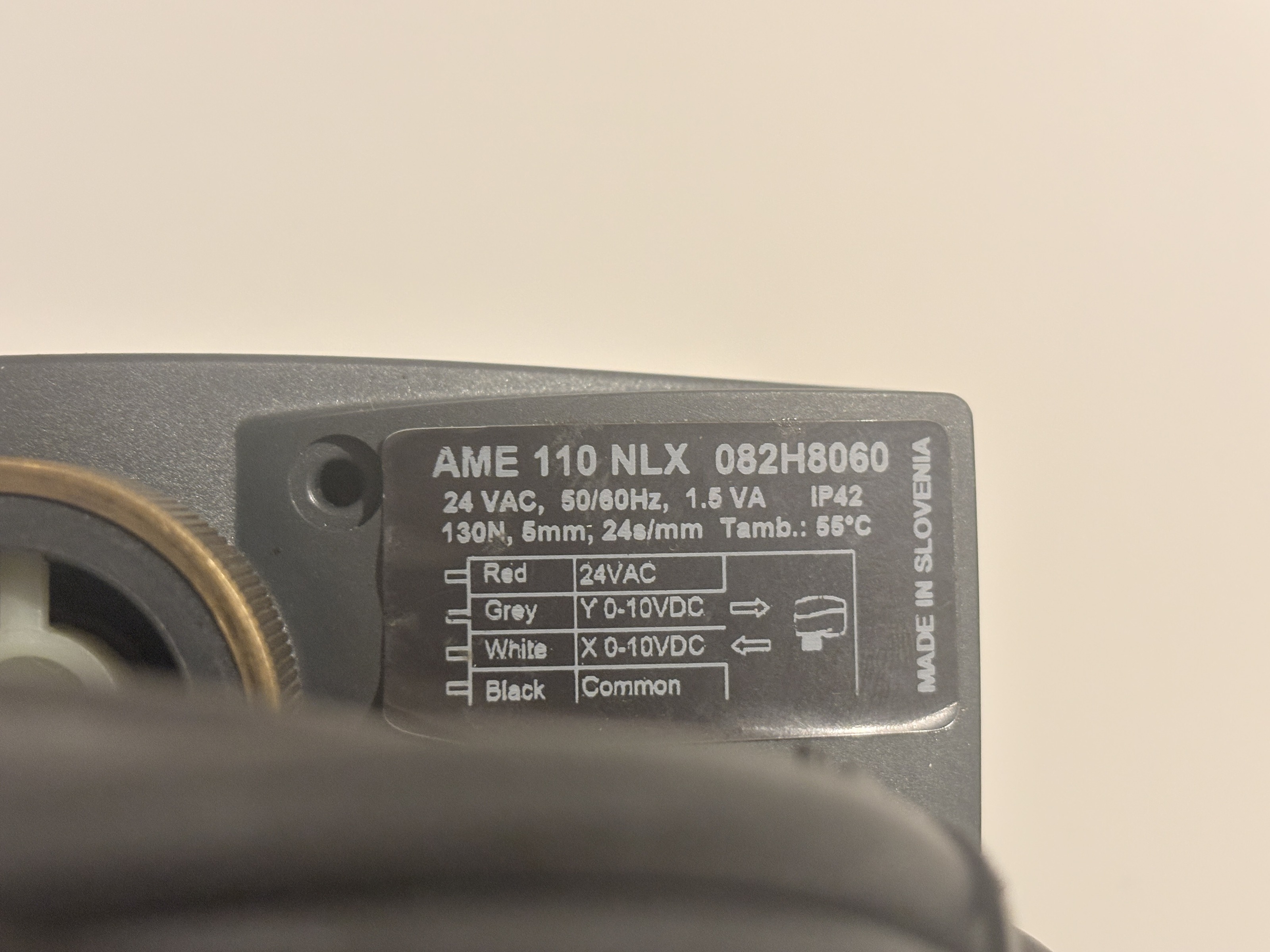 Danfoss AME 110 NLX 082H8060 24V Modulating Valve Actuator 3