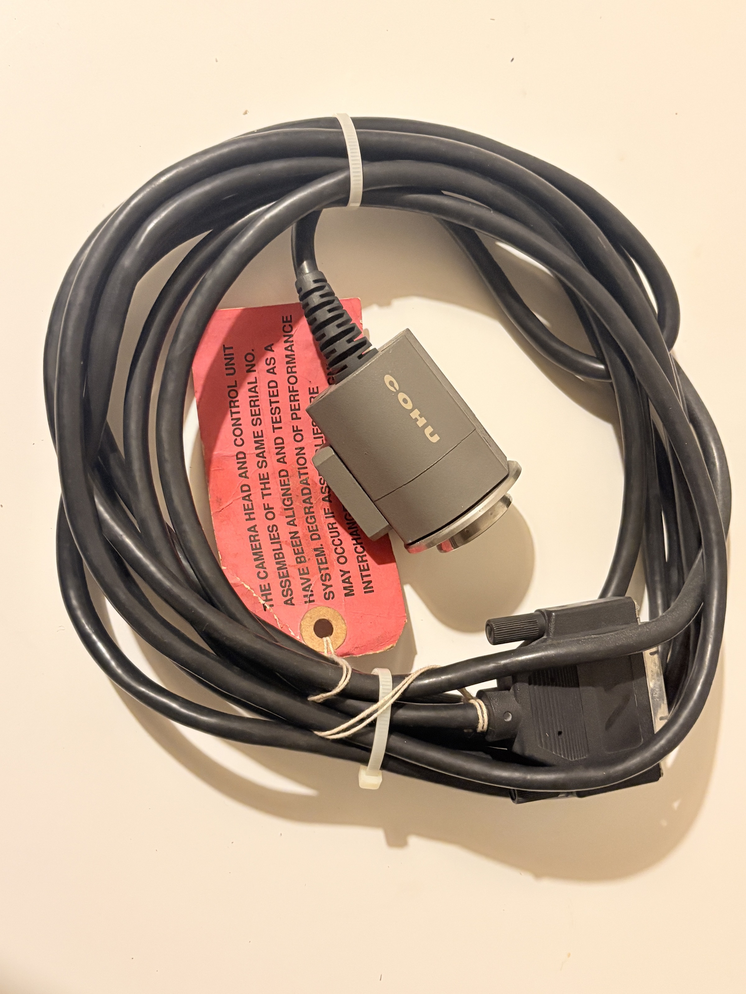 Cohu 6700 Series Remote-Head CCD Camera with Cable