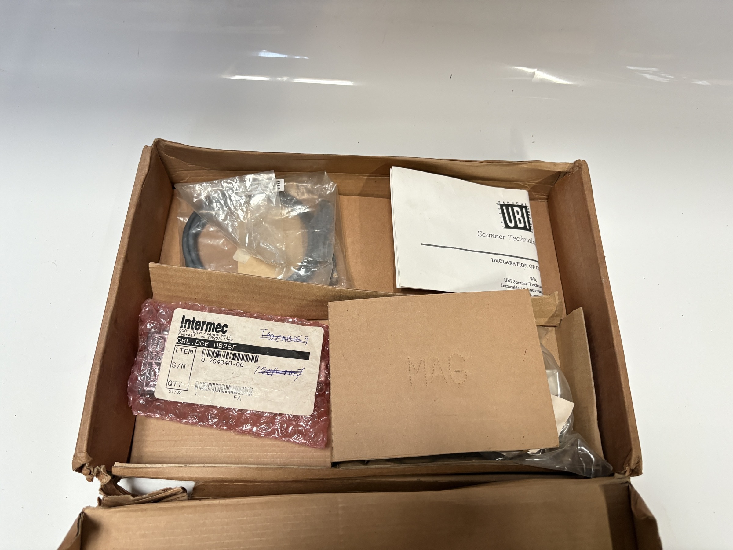 Intermec 0-155600-A0-01 Magnetic Stripe and Barcode Reader