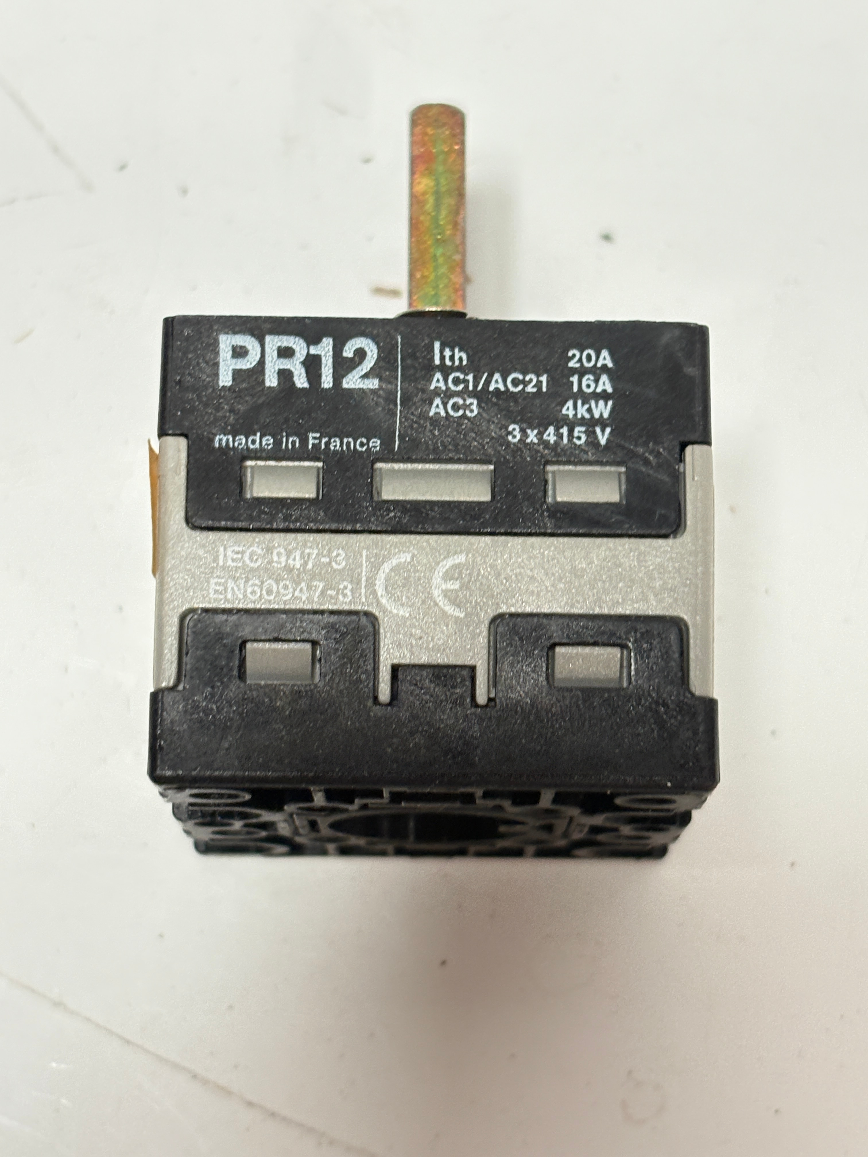 GEC Alsthom PR12 PCR121201CR12 Rotary Cam Switch 20A