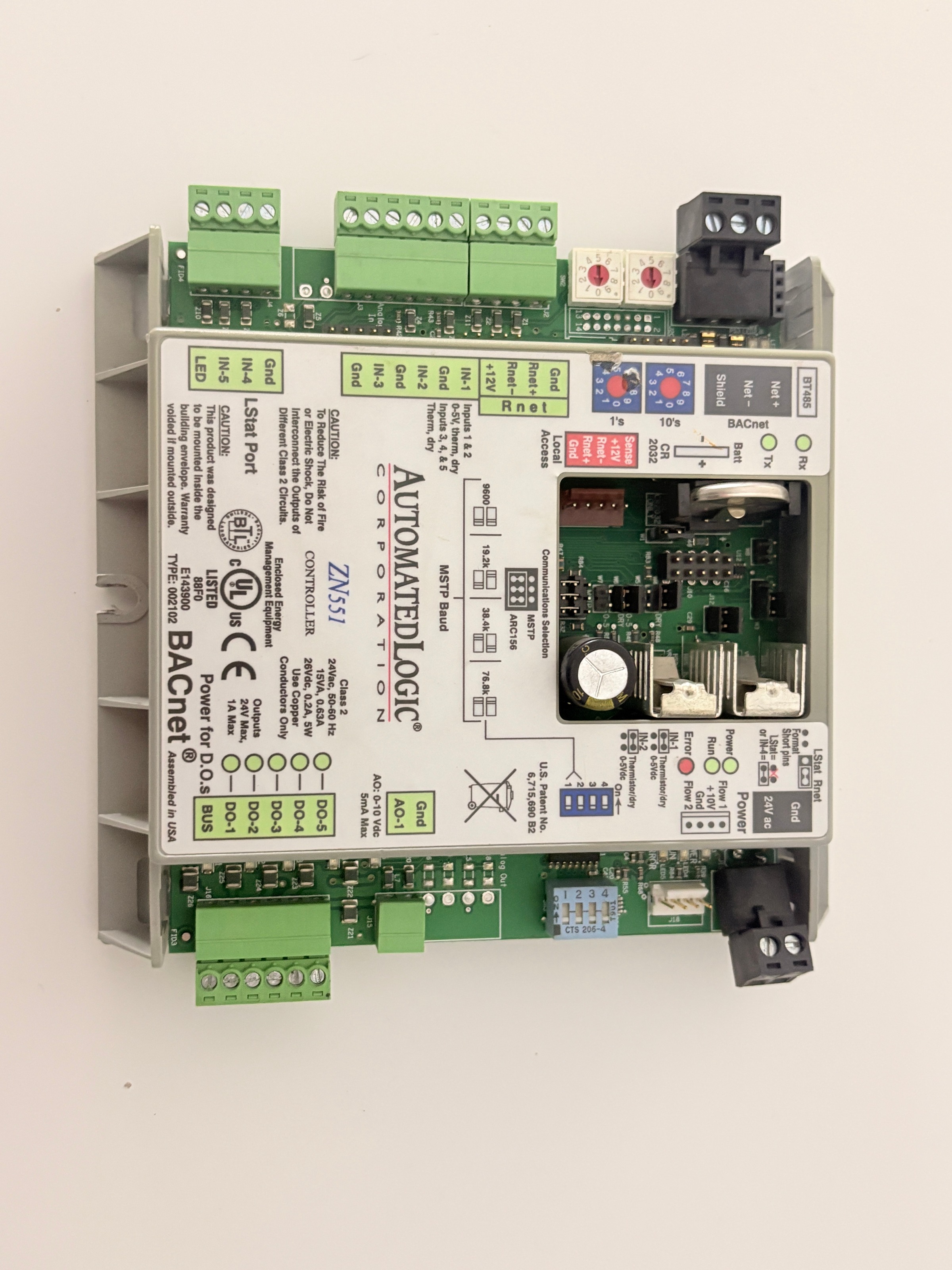 Automated Logic ZN551 BACnet Zone Controller 24V
