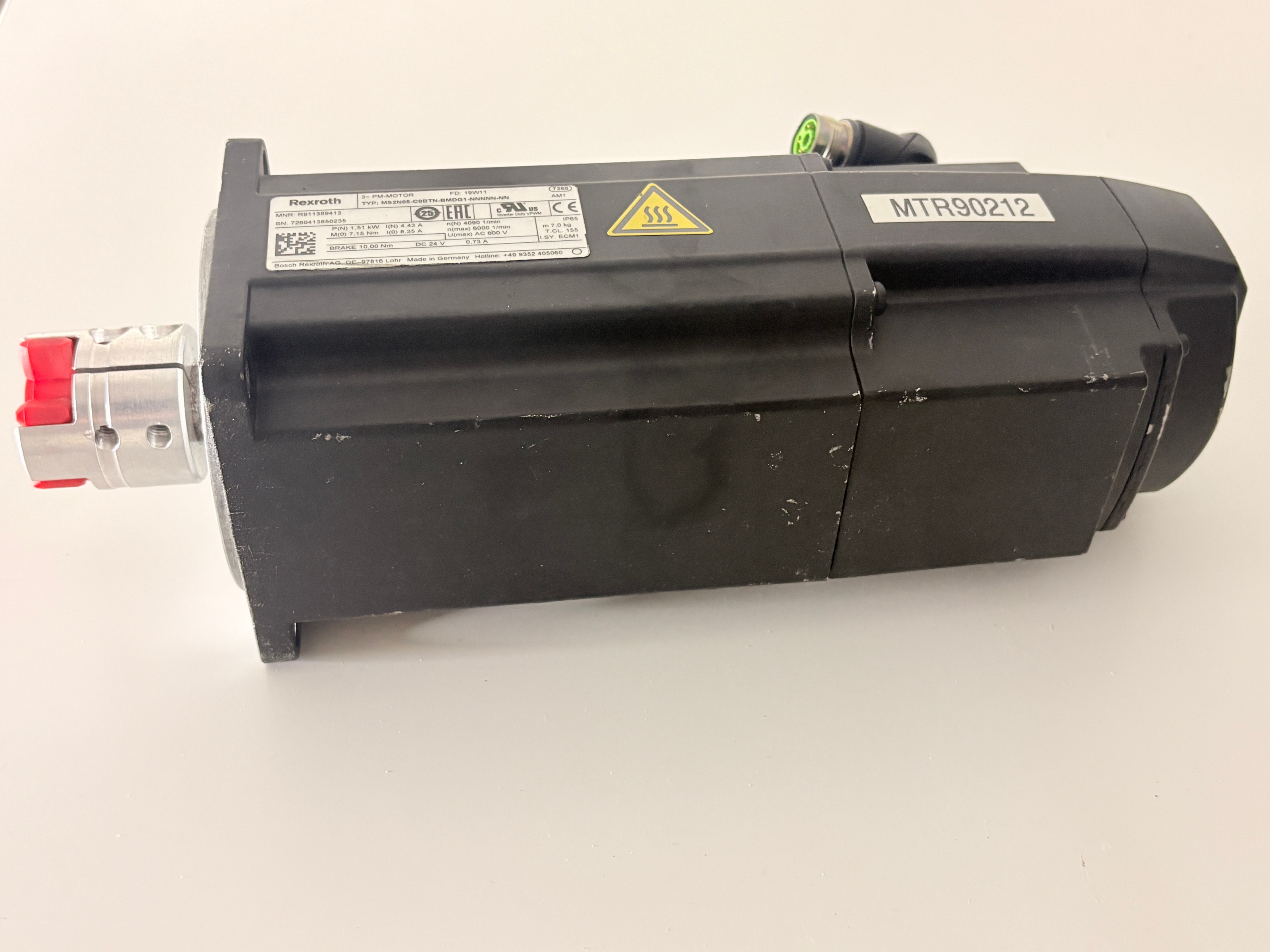 Bosch Rexroth R911389413 MS2N05 Servo Motor 1.51kW 3