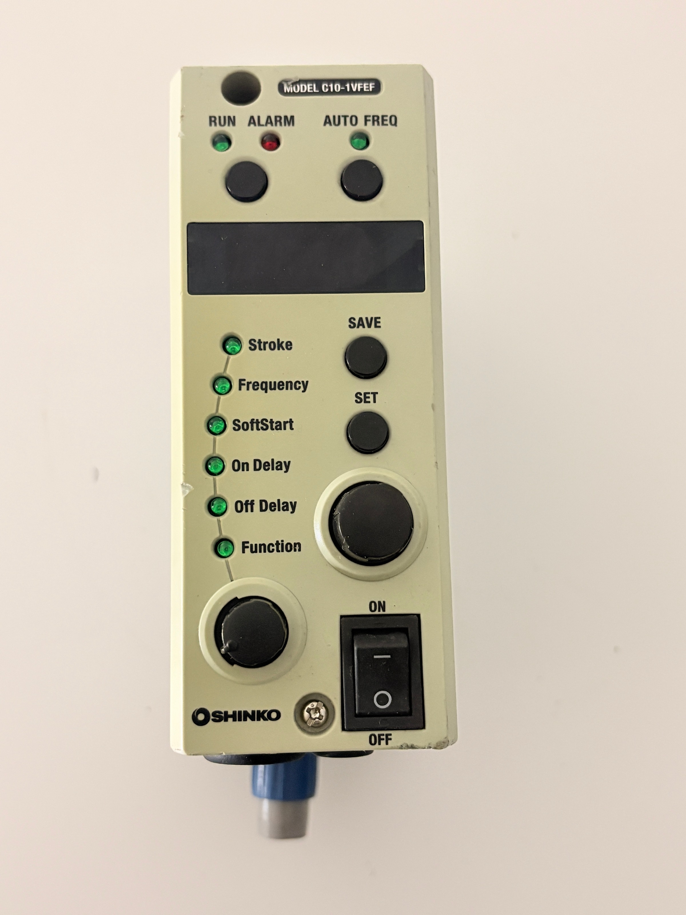 Shinko C10-1VFEF Vibratory Feeder Controller Panel
