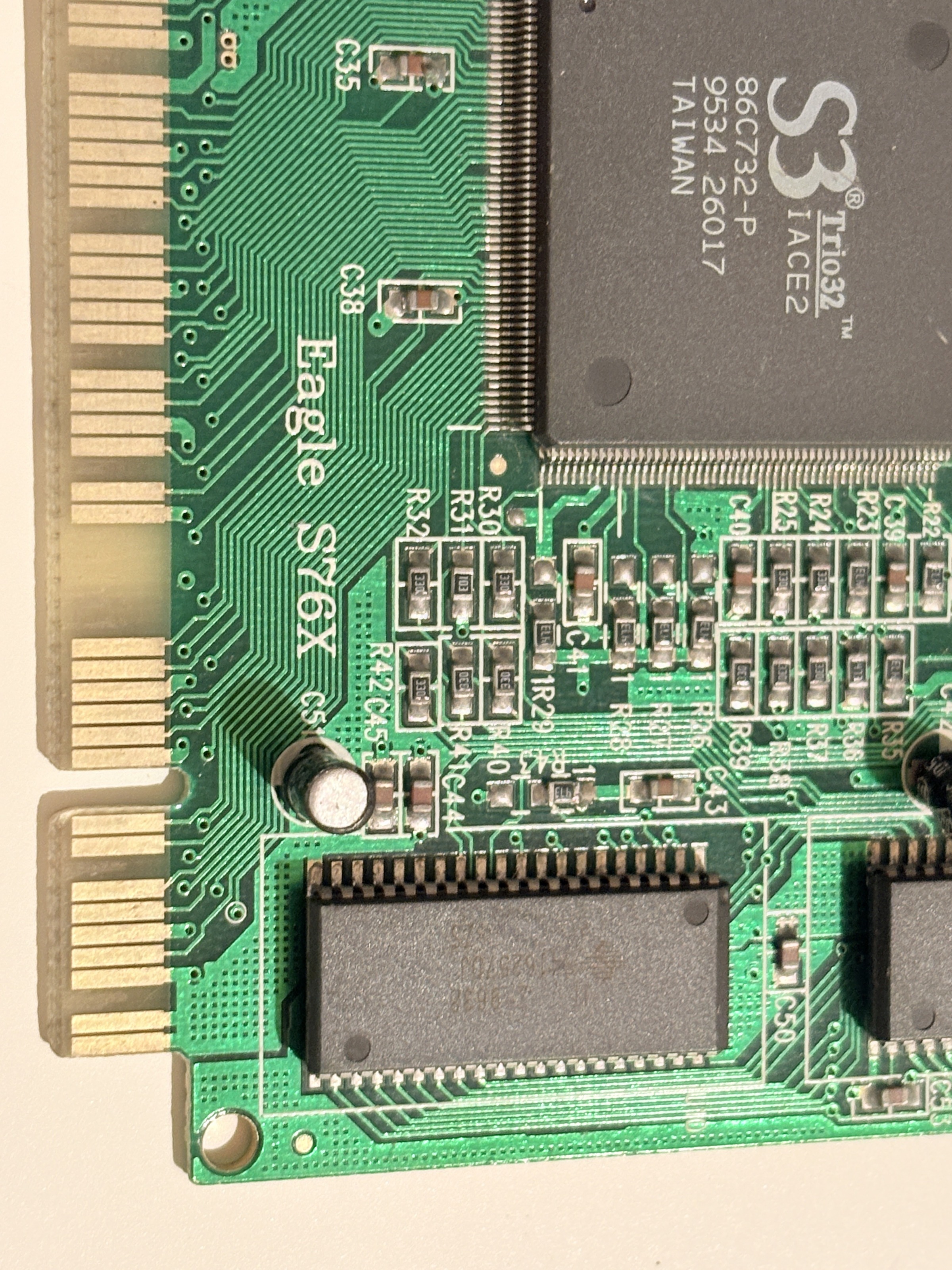 Eagle S76X S3 Trio32 86C732-P 1MB PCI VGA Graphics Card 4