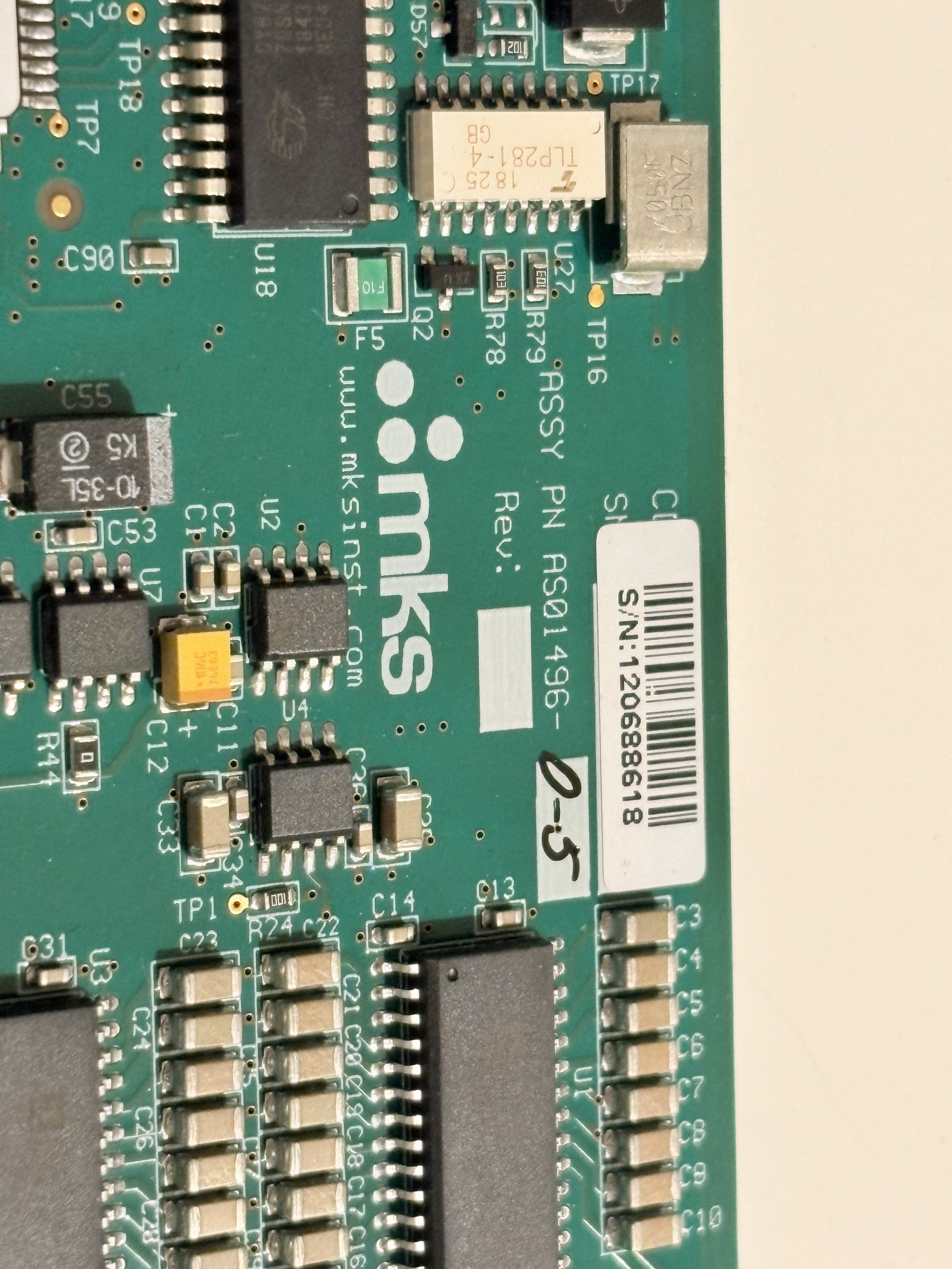 MKS CDN496R AS01496-0-5 AMAT 0190-34795 Analog PCB Card 3
