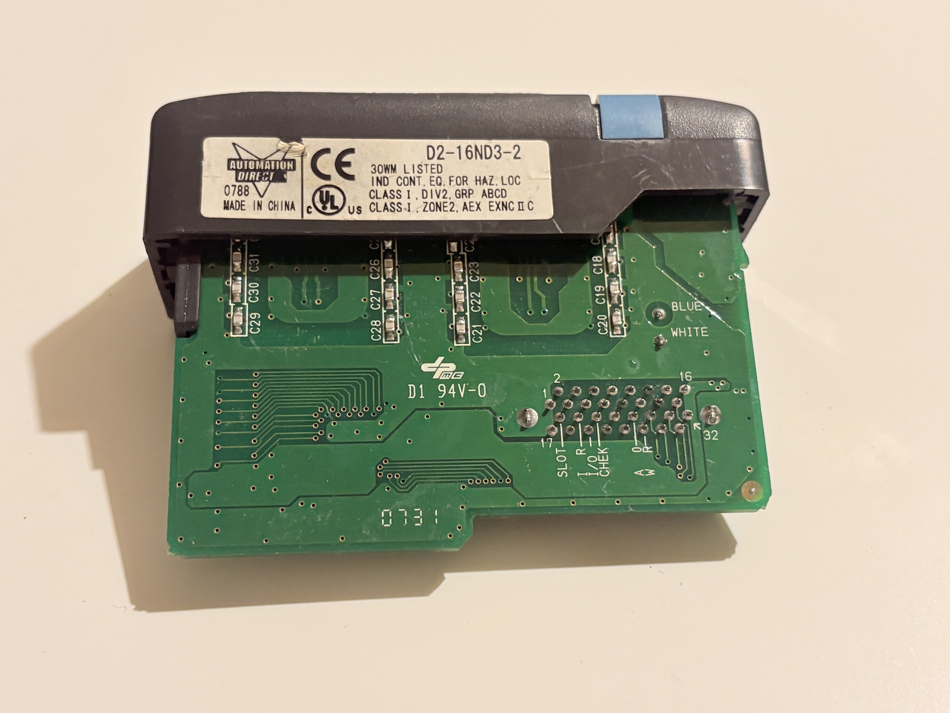 AutomationDirect D2-16ND3-2 DirectLOGIC 16-Point DC Input Module 2