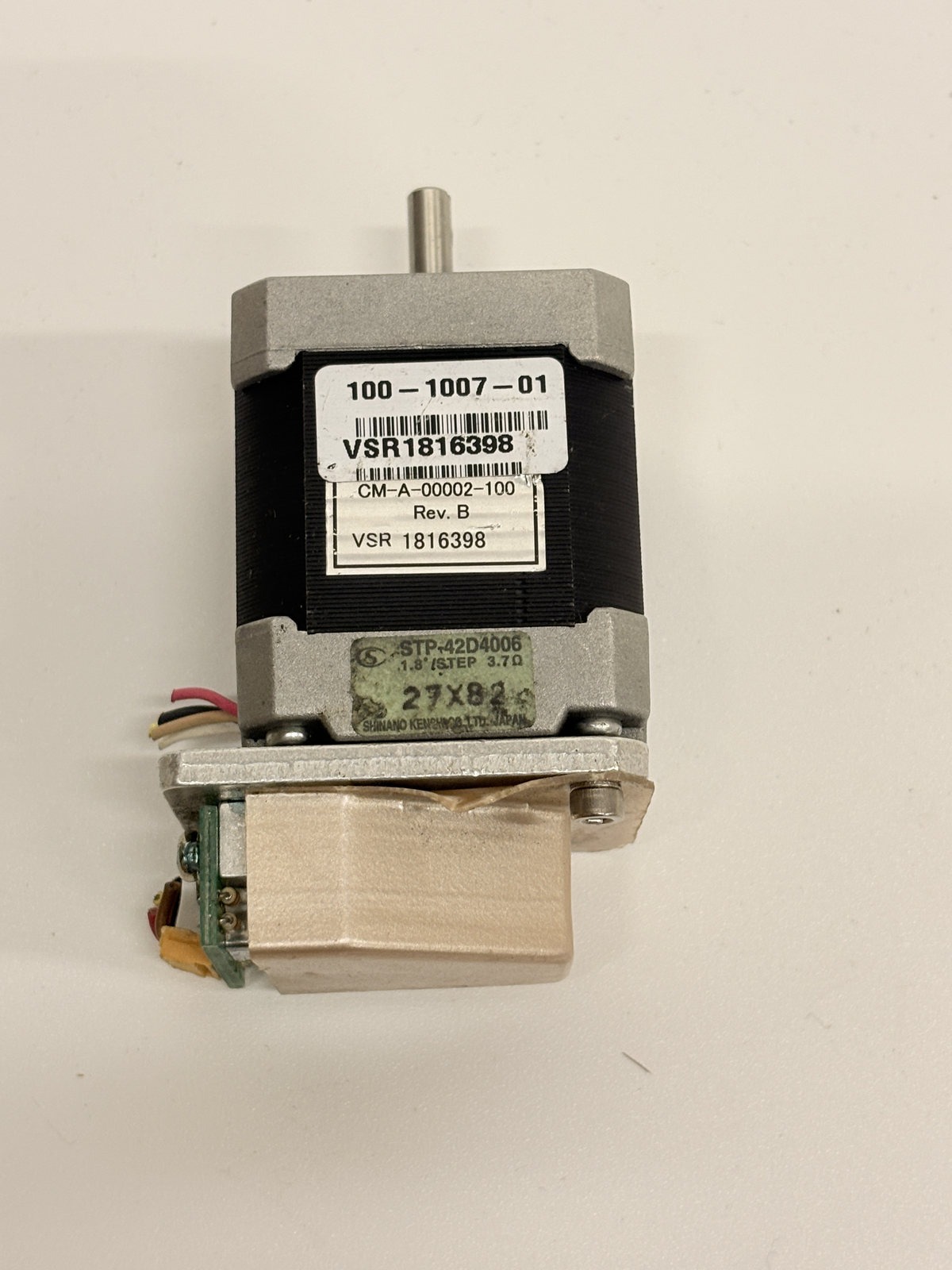 100-1007-01 VSR1816398 Industrial Stepper Motor With Cable Assembly