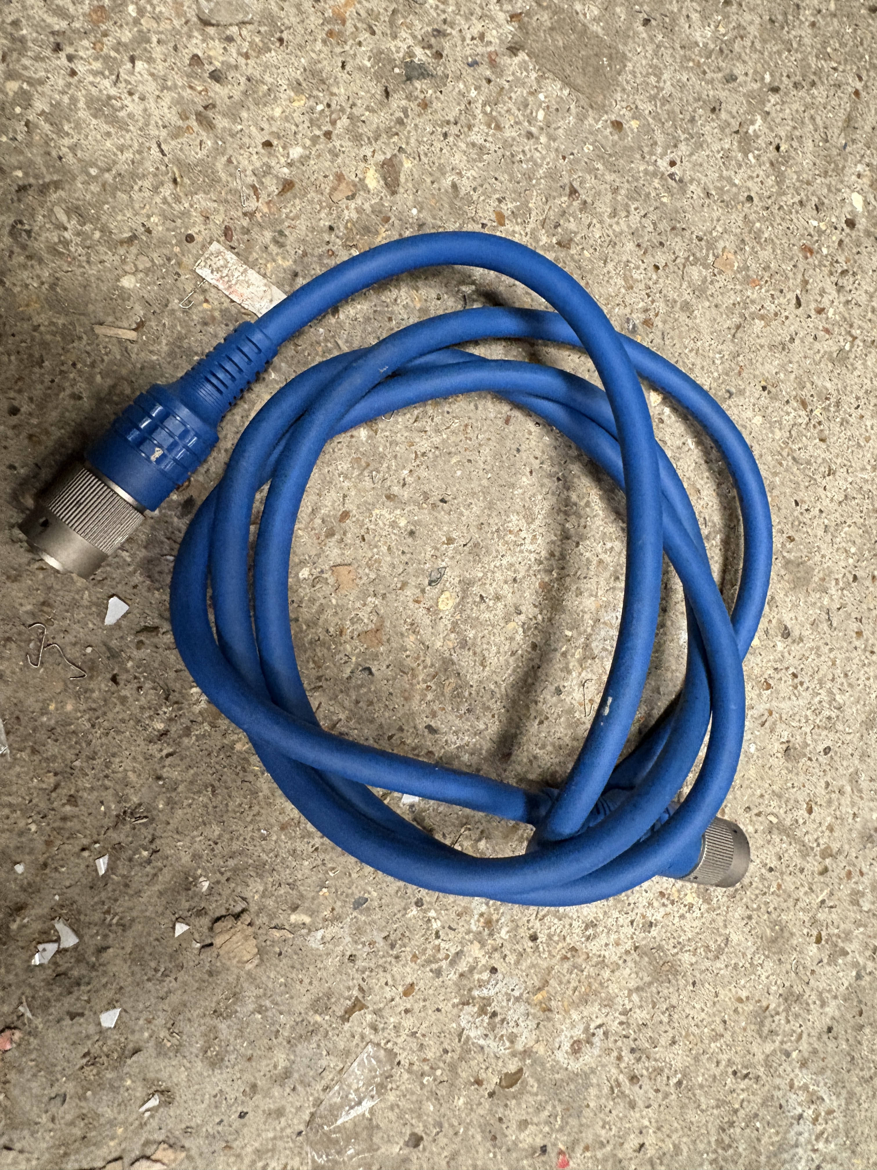 14-Pin Male Female Broadcast Camera Cable Sony CCQ-BRS Compatible Blue