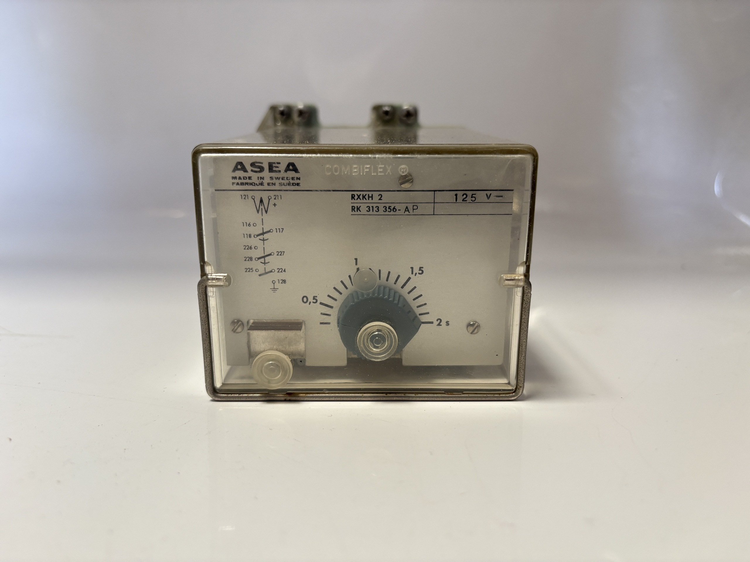 ASEA Combiflex RXKH 2 RK313356-AP 125V 0.5-2s Time Delay Relay