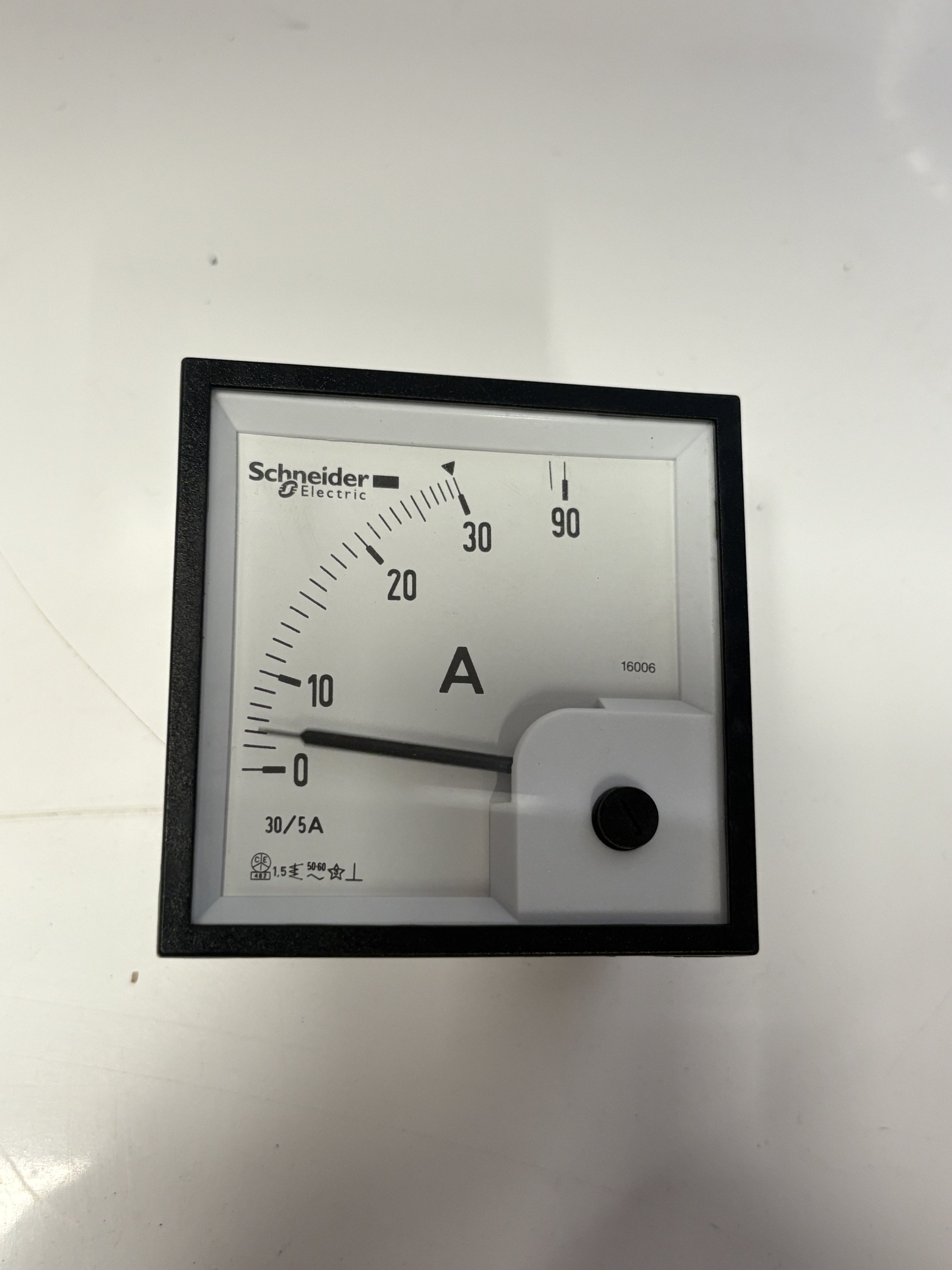 Schneider Electric 16003 PowerLogic 72x72mm Class 1.5 Analogue Ammeter