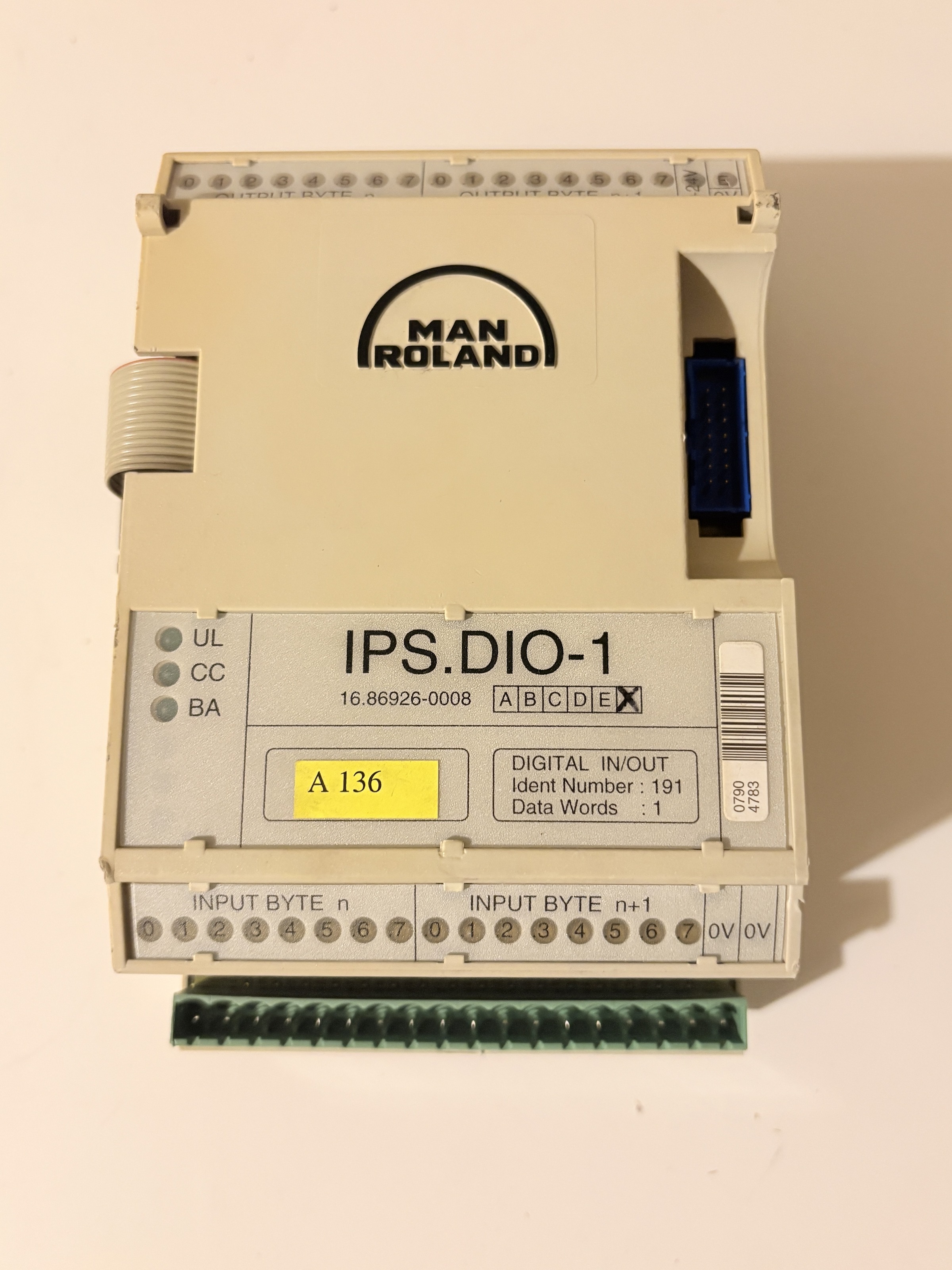 MAN Roland IPS.DIO-1 Digital Input Output Module