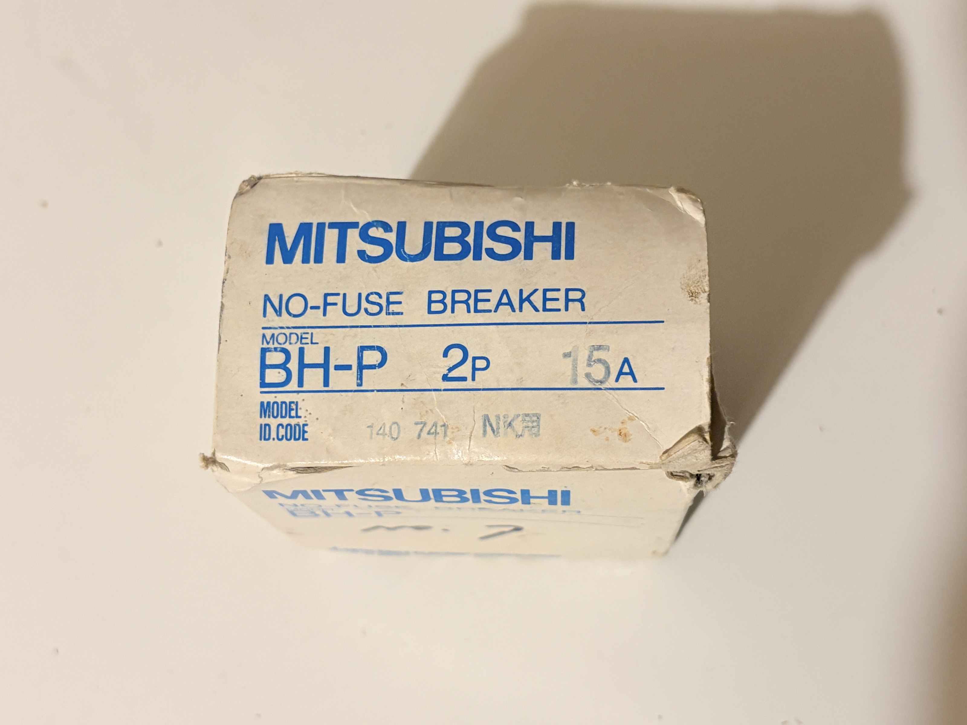 Mitsubishi BH-P 2P 15A No-Fuse Circuit Breaker