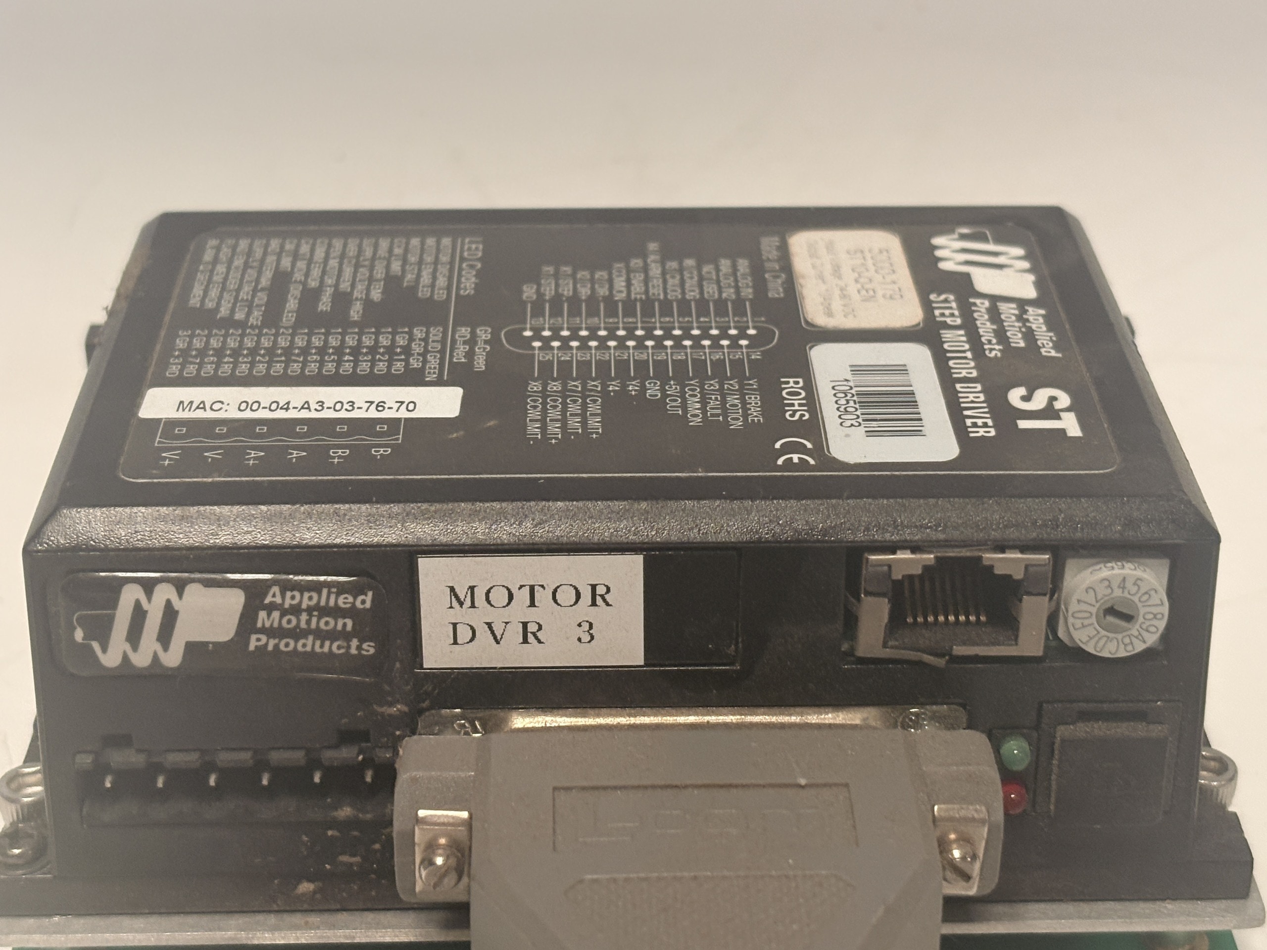 Applied Motion ST10-Q-EN 5000-179 Ethernet Step Motor Driver 24-80VDC