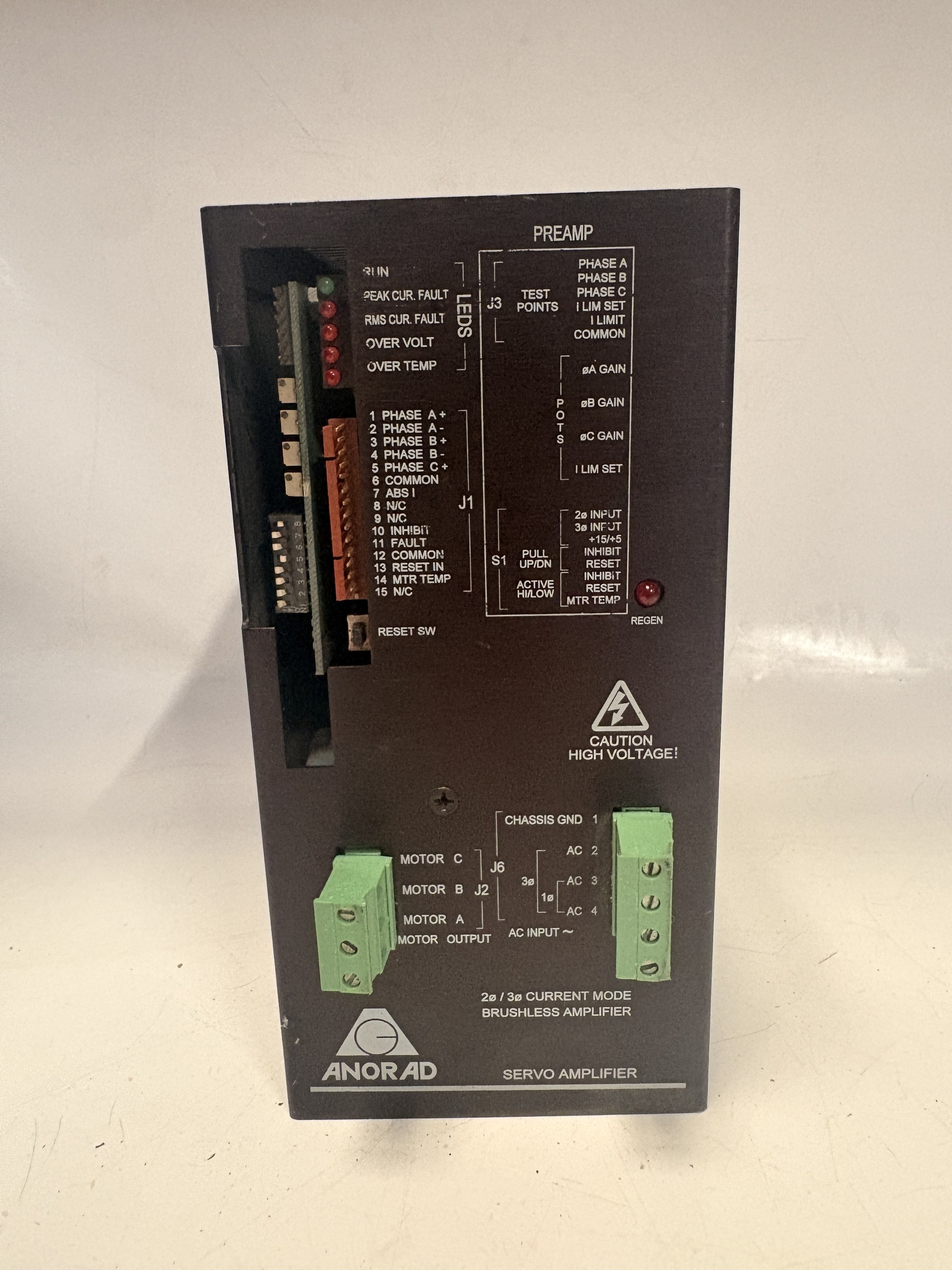 Anorad SMA8315HP-0C4-009-1A-1-00 74301 Servo Amplifier 120V