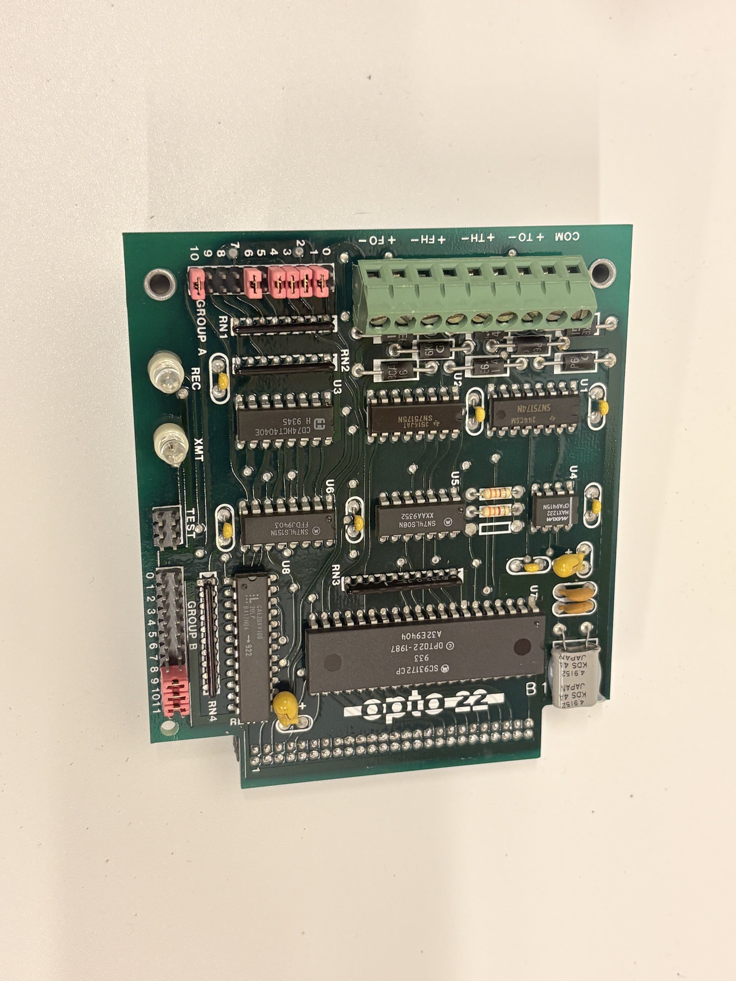 Opto 22 001828G B1 16-Channel Optomux Digital Brain Controller PCB