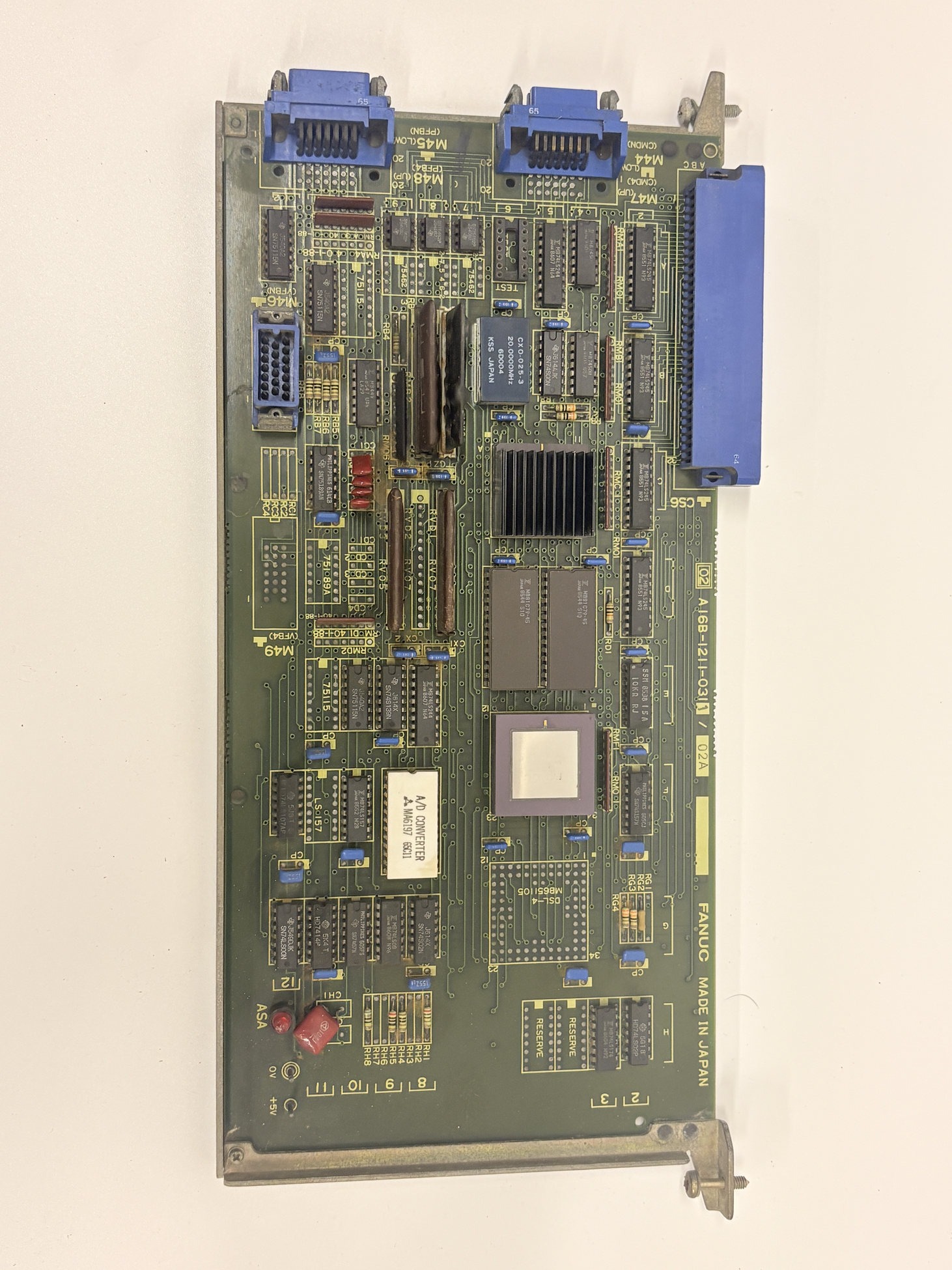 FANUC A16B-1211-0311 Rev 02A Zero-A Add Axis CNC Control PCB