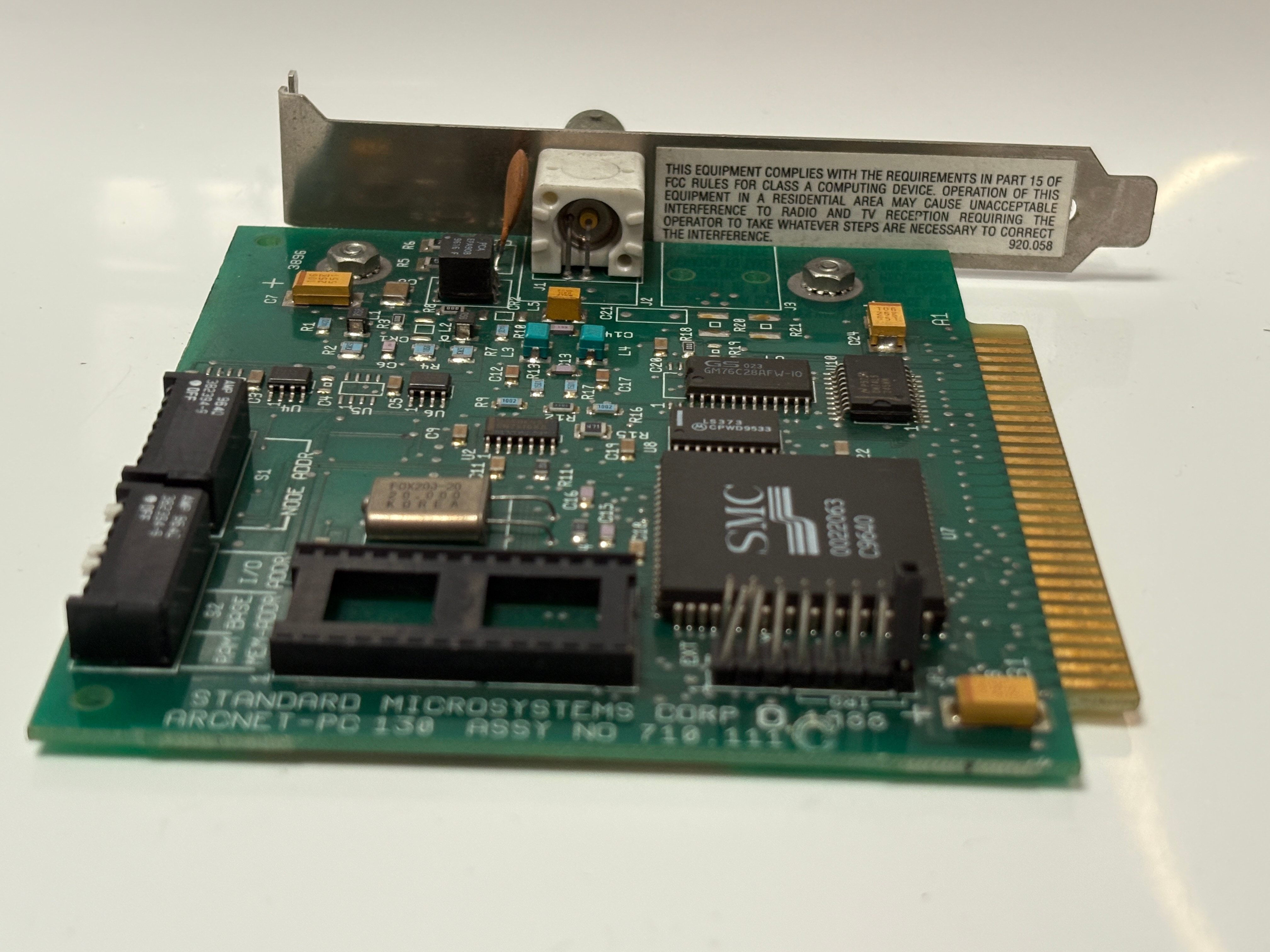SMC PC130 750.111 ARCNET ISA Network Adapter Card