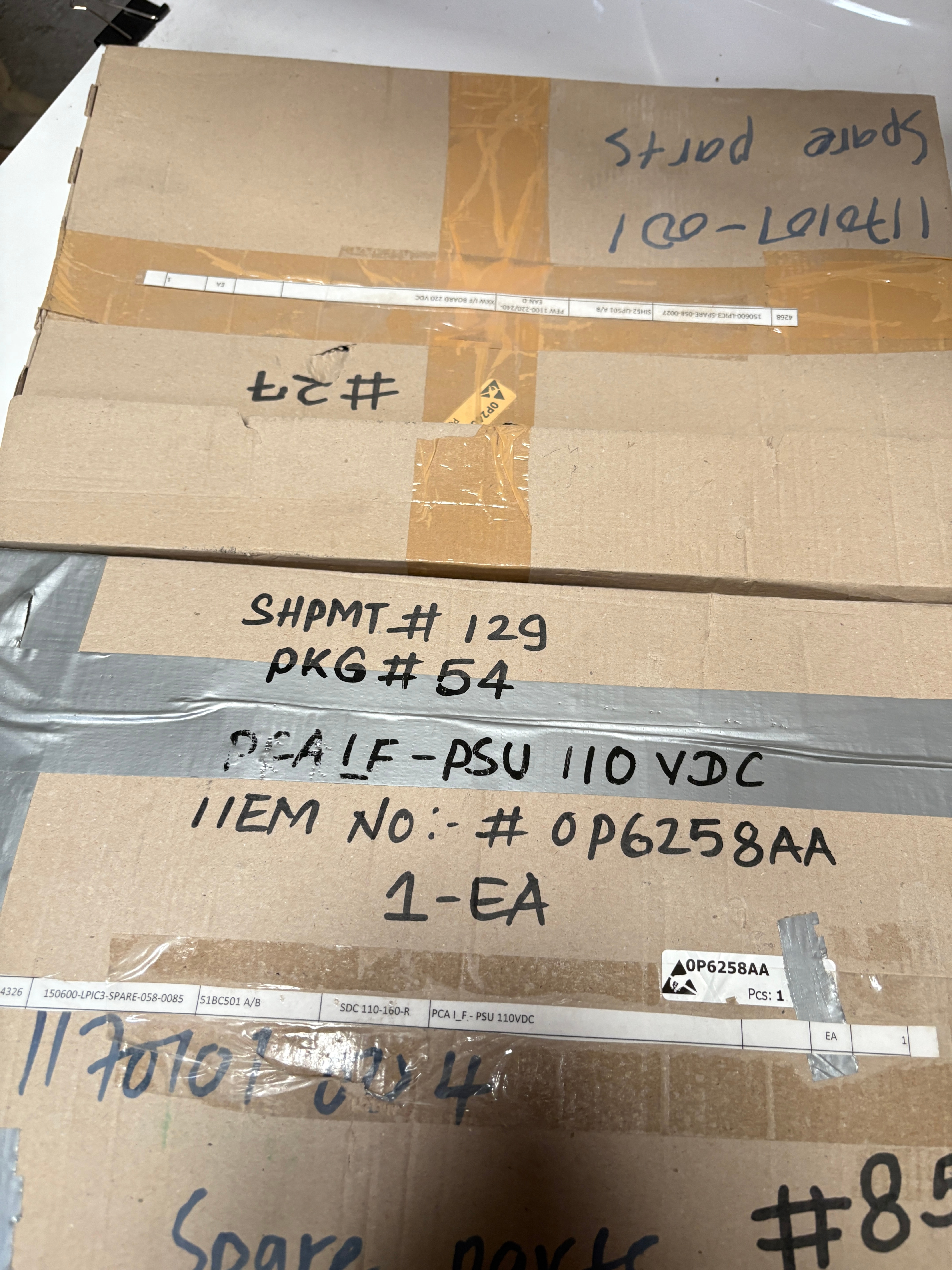 Hadimec OP6258AA PCA LF PSU 110VDC PCB Board