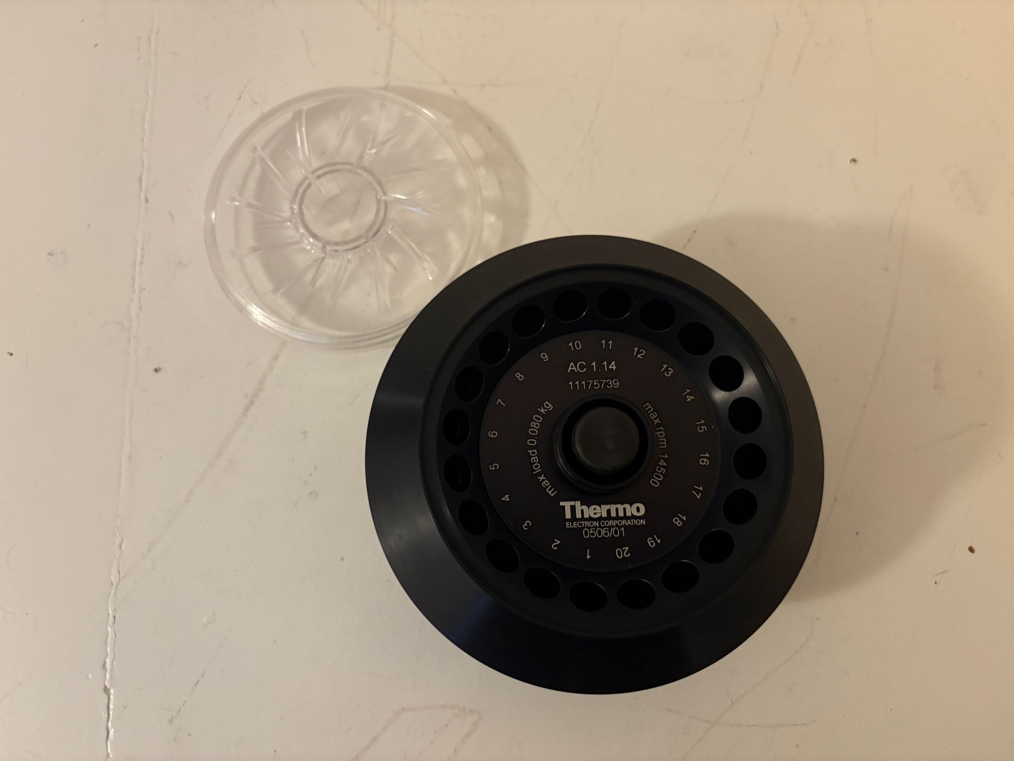 Thermo Electron 0506/01 AC 1.14 Centrifuge Rotor with Lid