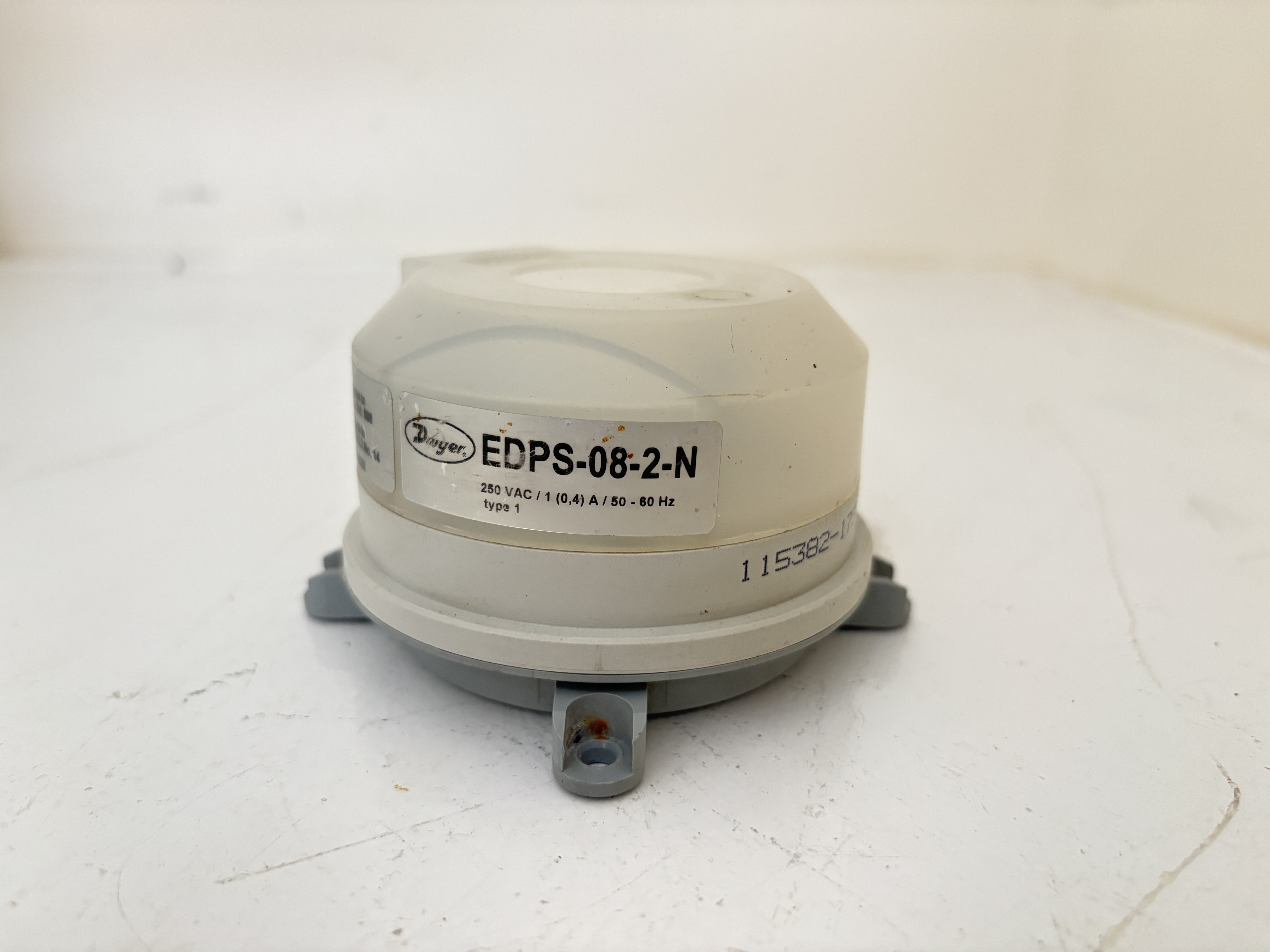 Dwyer EDPS-08-2-N Adjustable Differential Pressure Switch 0.08-1.20 in W.C.
