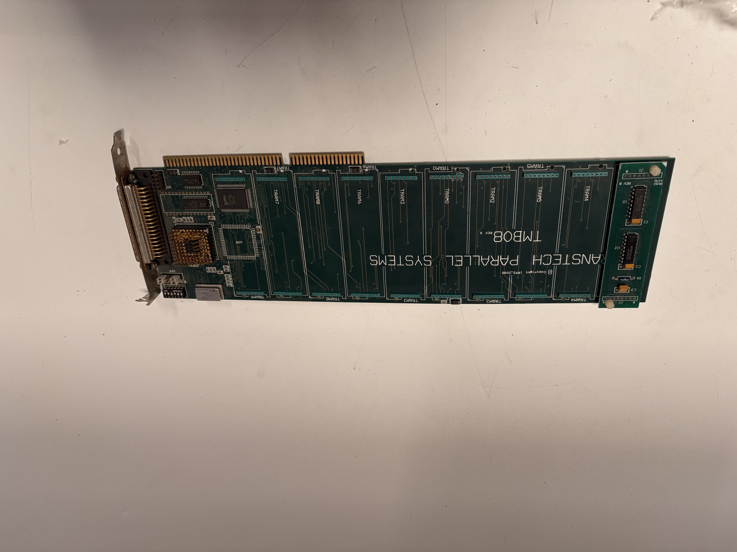 Transtech TMB08 Rev D ISA Transputer TRAM Carrier Board