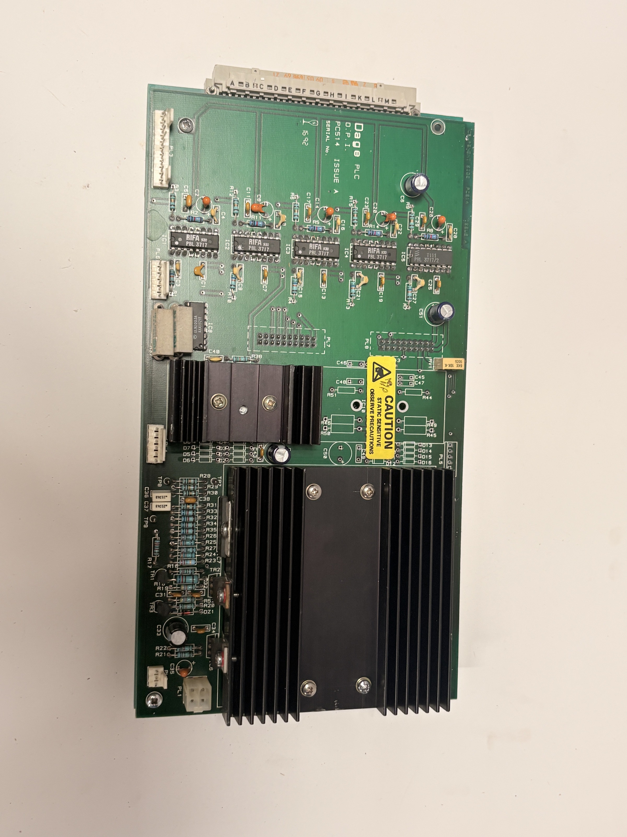 Dage PC514 Issue A DPI PLC Interface Controller Circuit Board