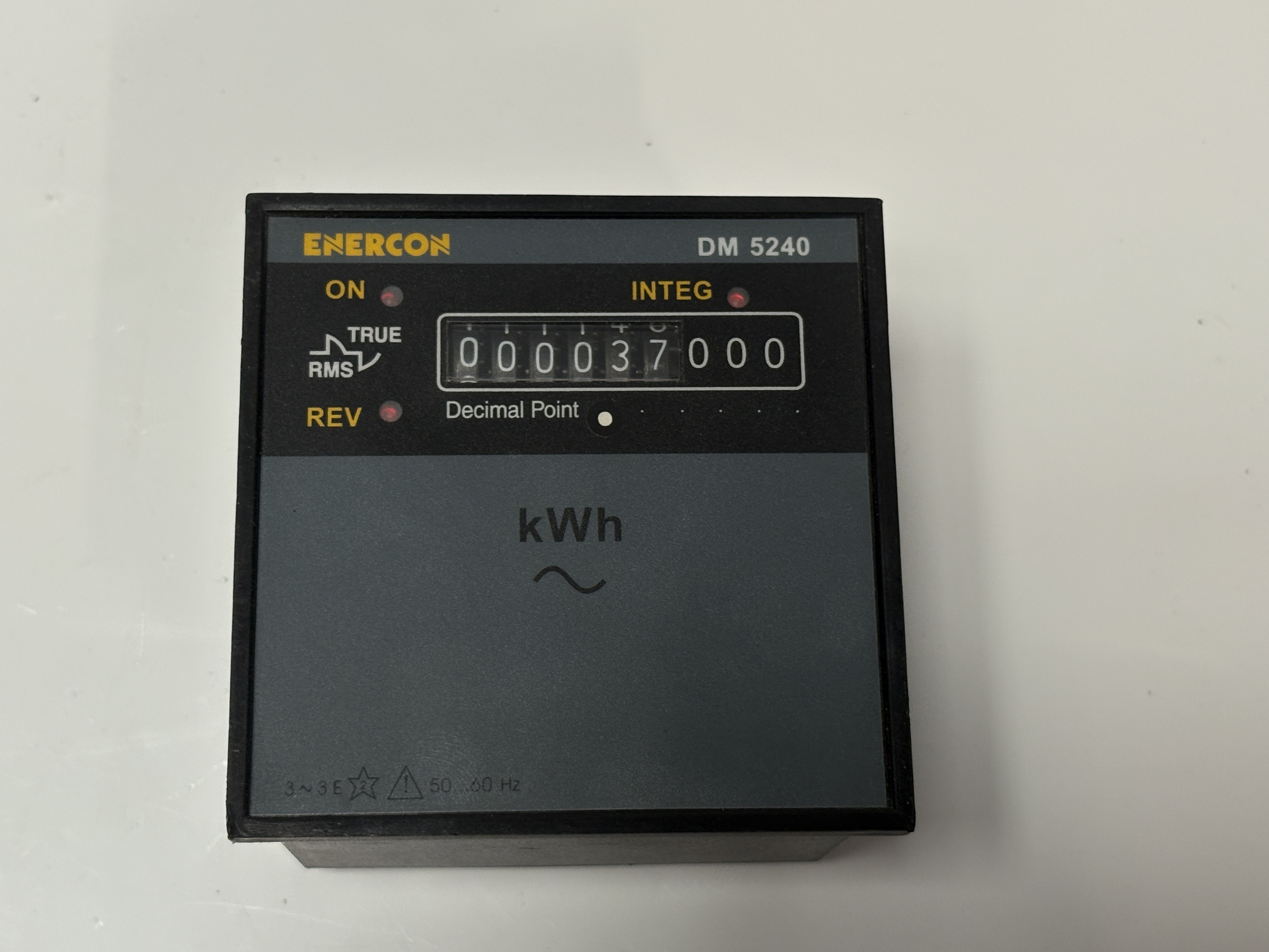 Enercon Intec DM 5240 Digital kWh Energy Meter 240V