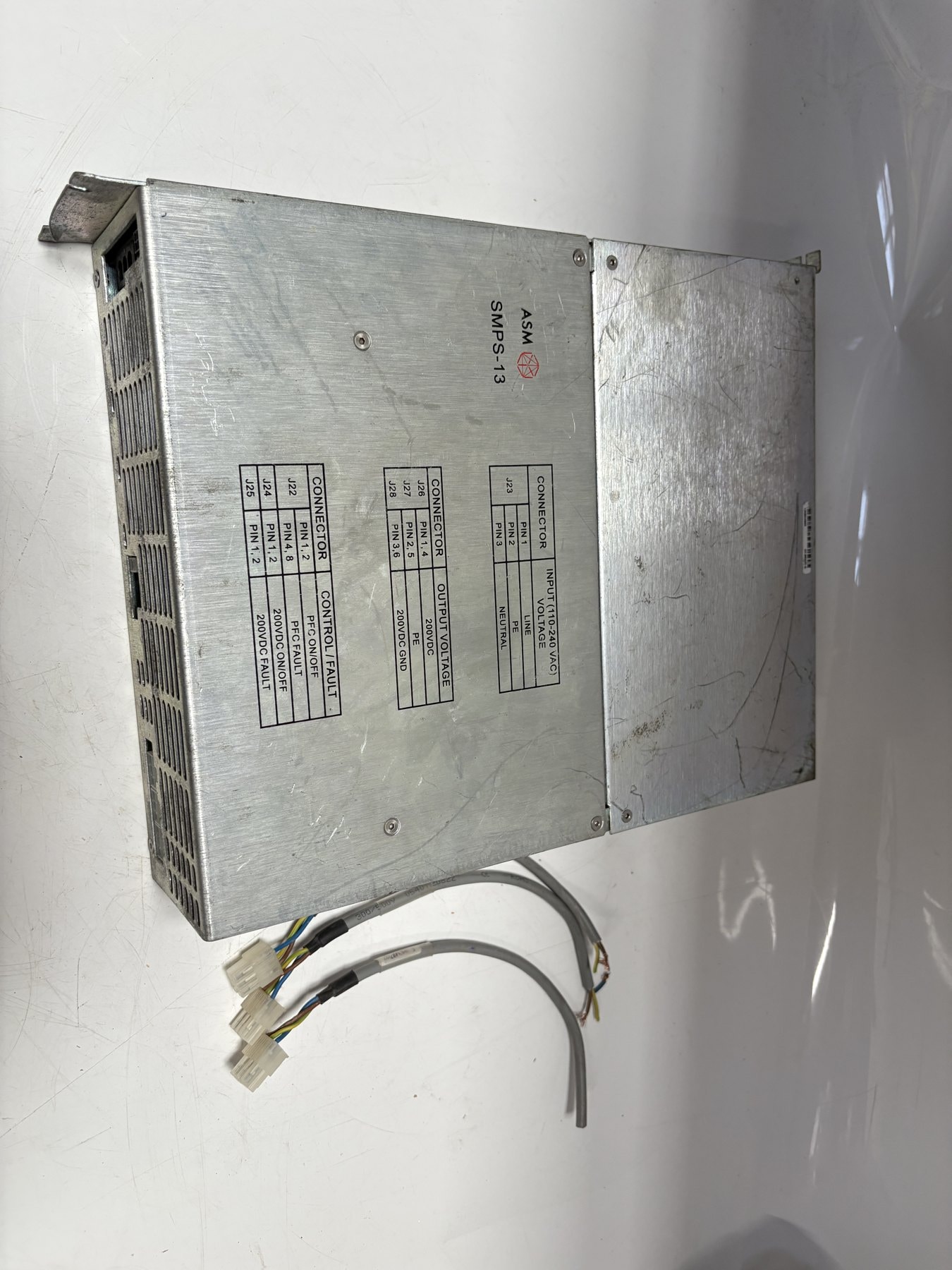 ASM SMPS-13 02-88337/Q Semiconductor Power Supply