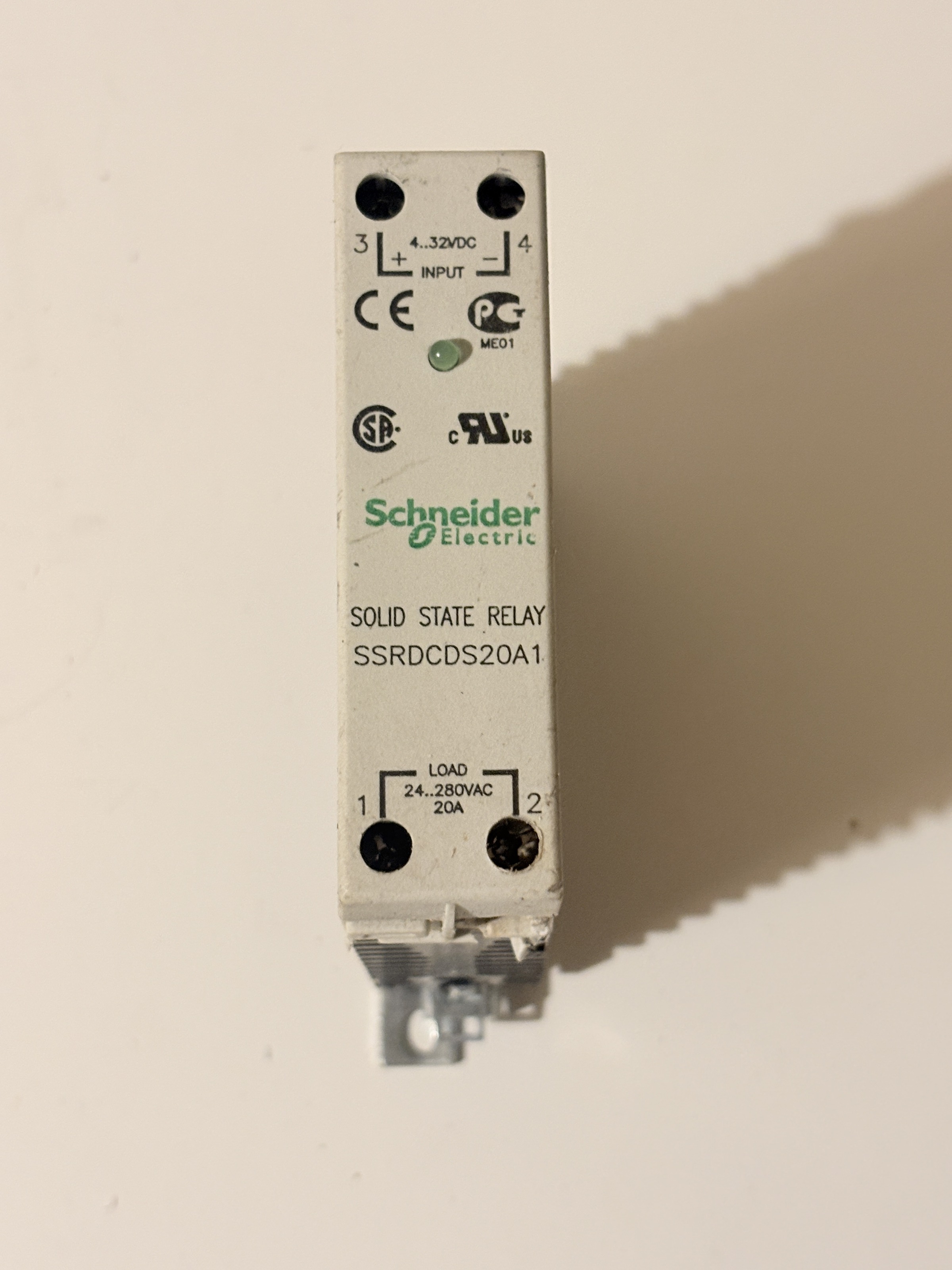 Schneider Electric SSRDCDS20A1 20A DIN Rail Solid State Relay