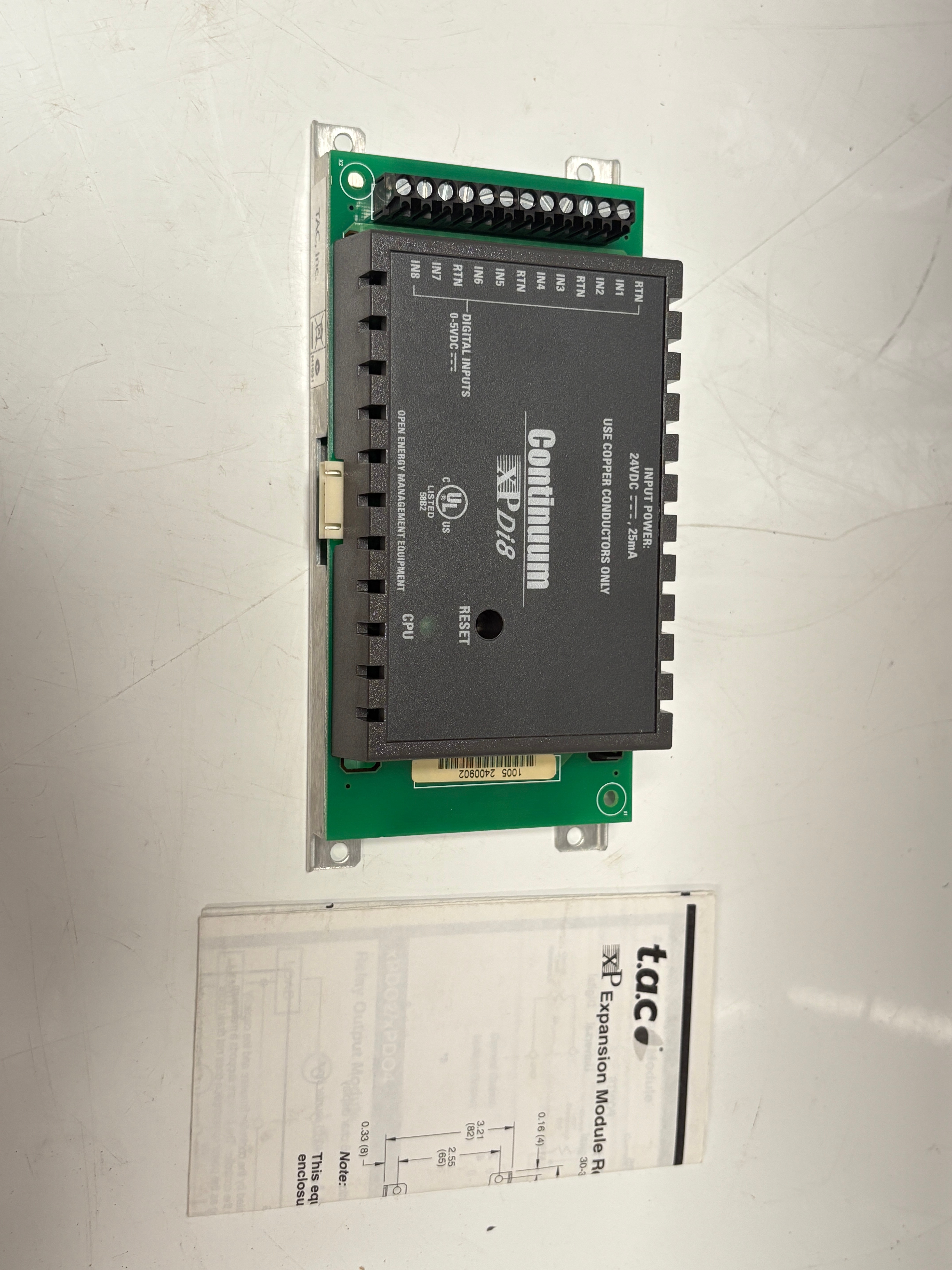 TAC Schneider Continuum xPDI8 Digital Input Module